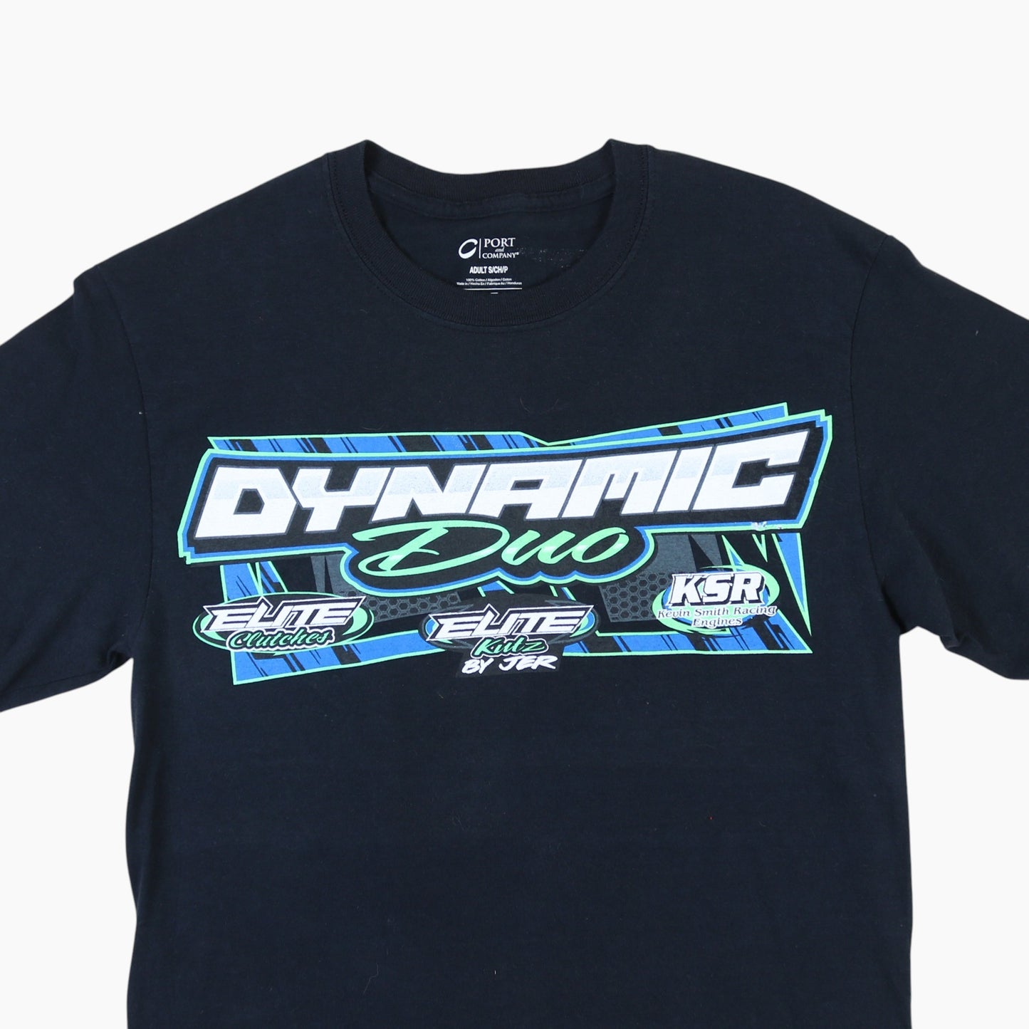 Vintage 'Dynamic Duo' T-shirt - Black