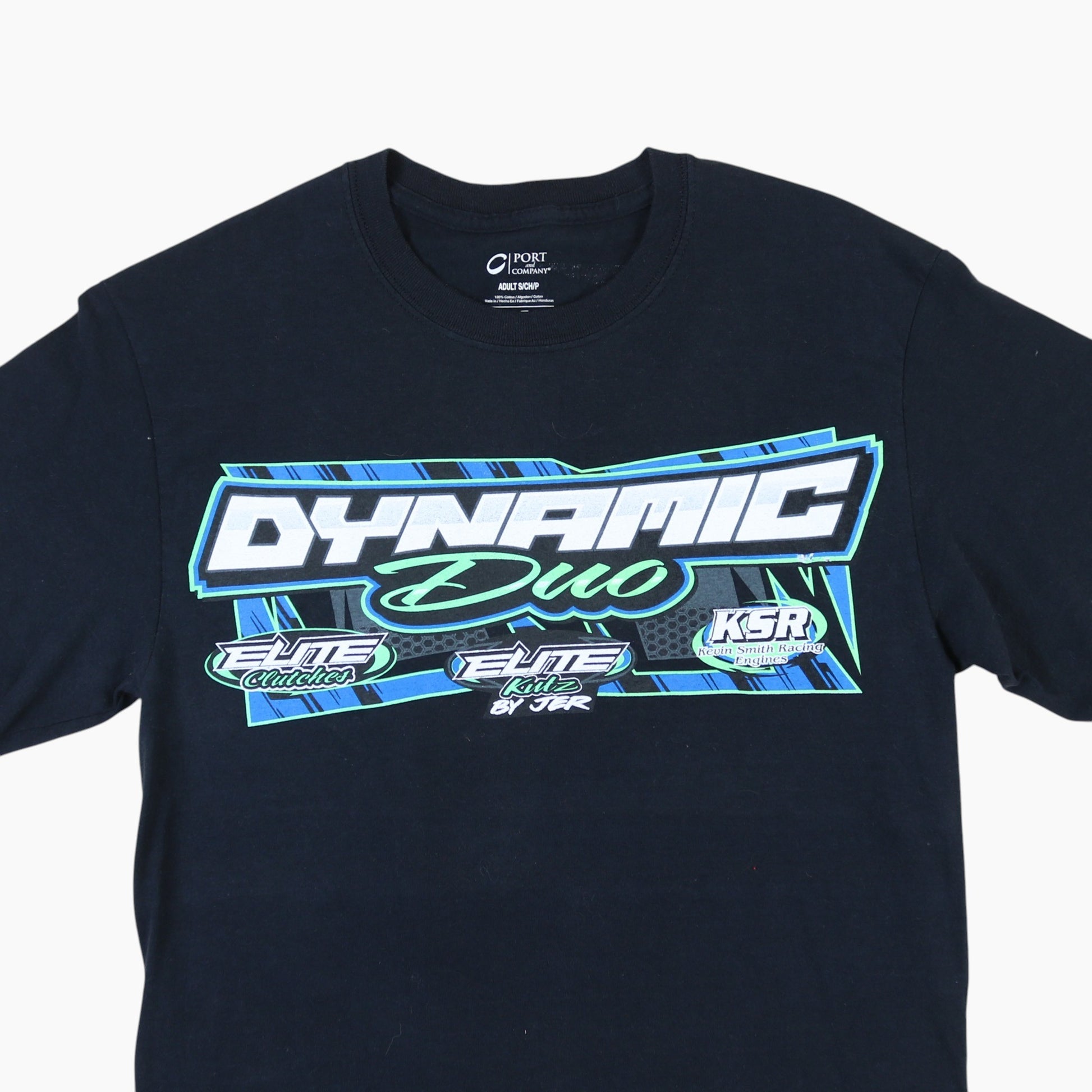 Vintage 'Dynamic Duo' T-shirt - Black
