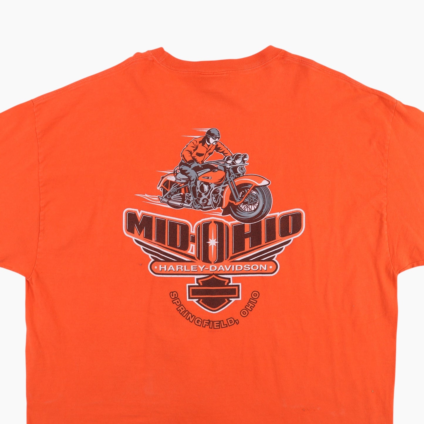 'Mid Ohio' T-shirt - Orange