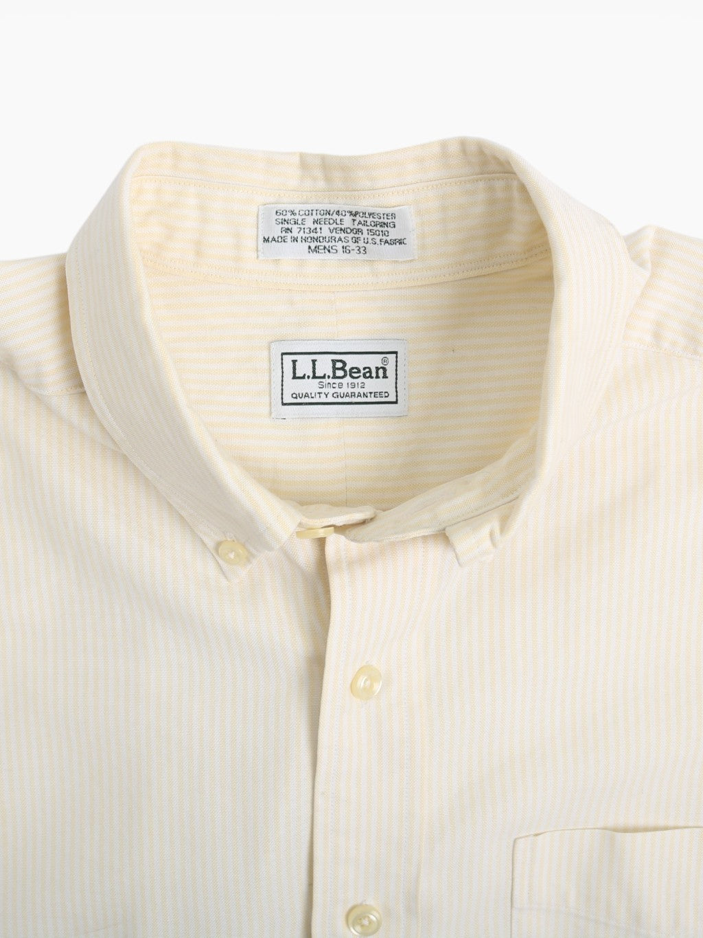 Vintage Shirt - Yellow Stripe