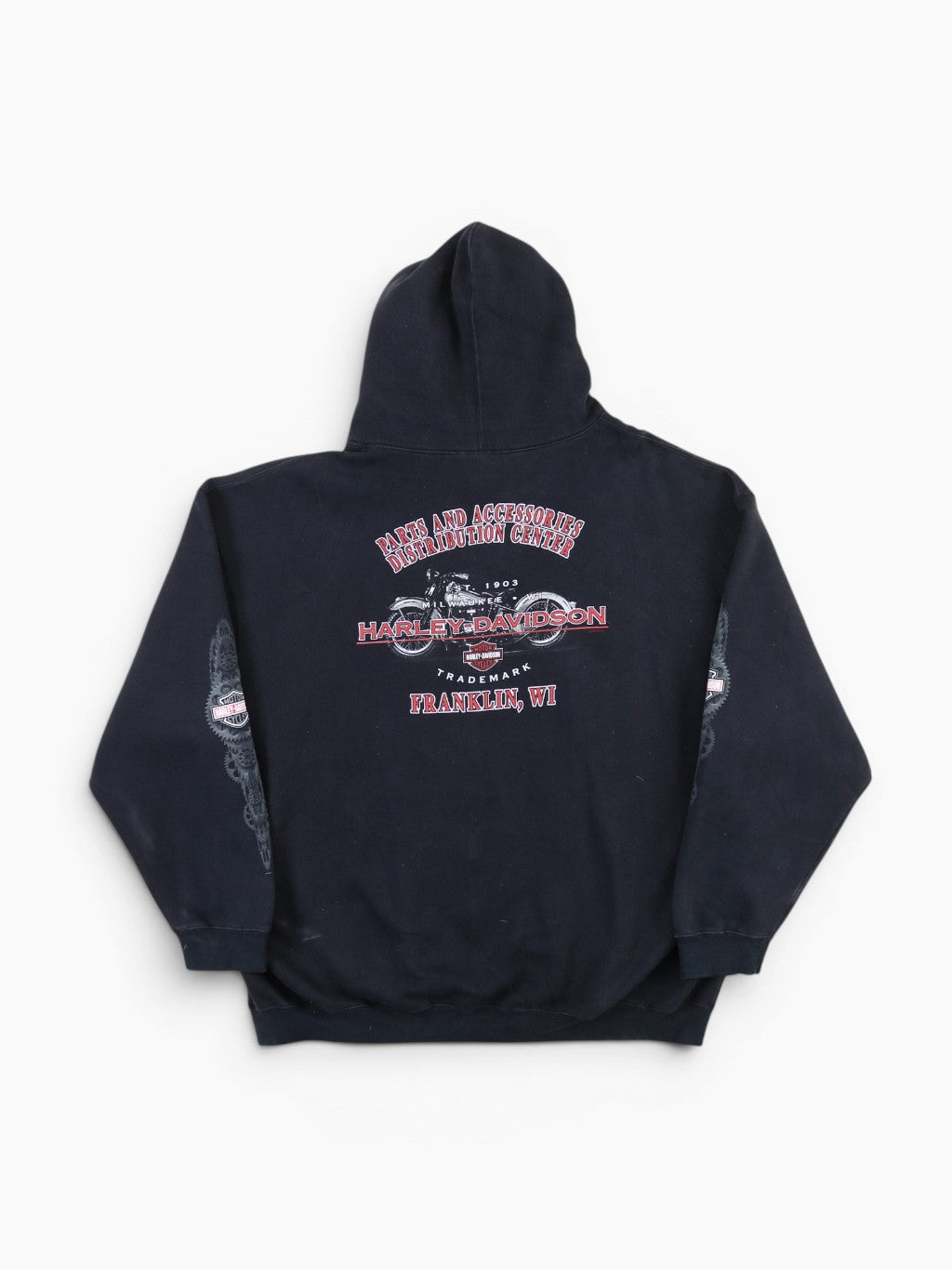 'Franklin' Hooded Sweatshirt - Black