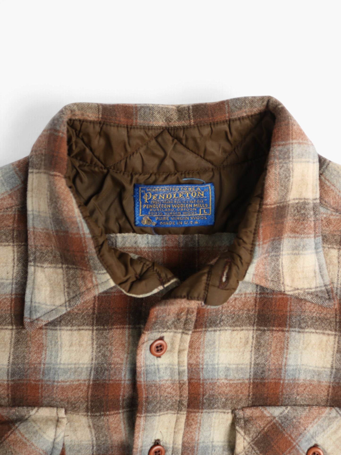 Vintage Flannel Shirt - Brown