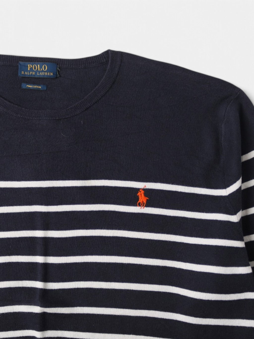 Striped Knit Crew Neck