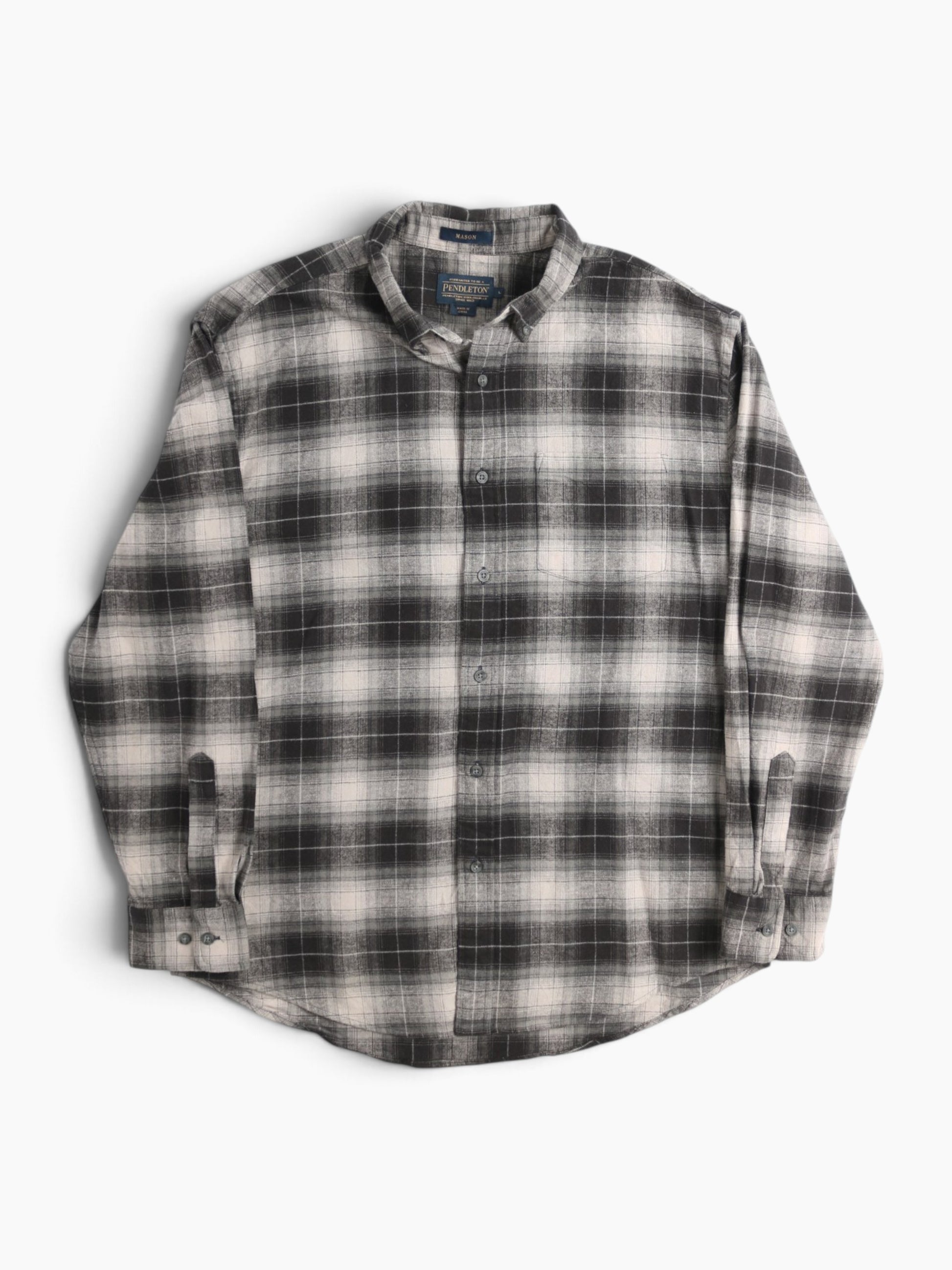 Vintage Flannel Shirt - Grey
