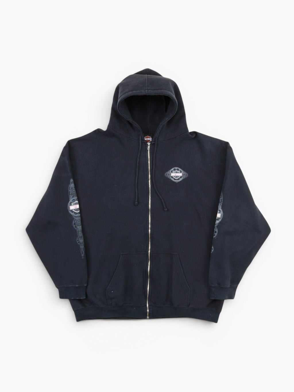 'Franklin' Hooded Sweatshirt - Black