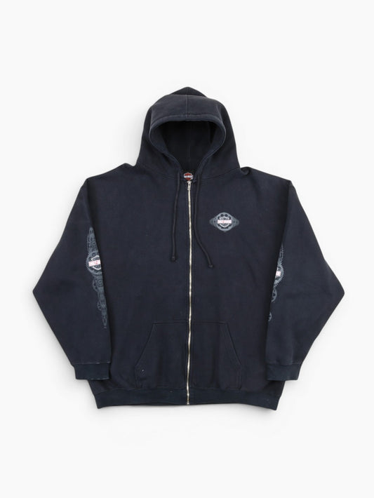 'Franklin' Hooded Sweatshirt - Black