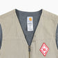 Lined Vest - Beige