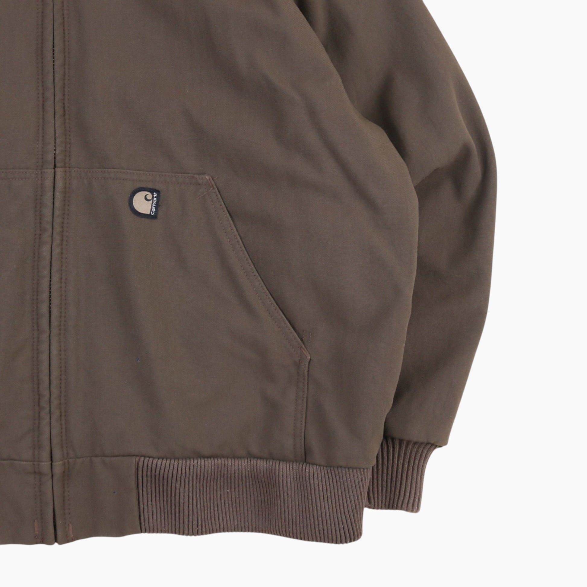 Hooded Active Jacket - Brown