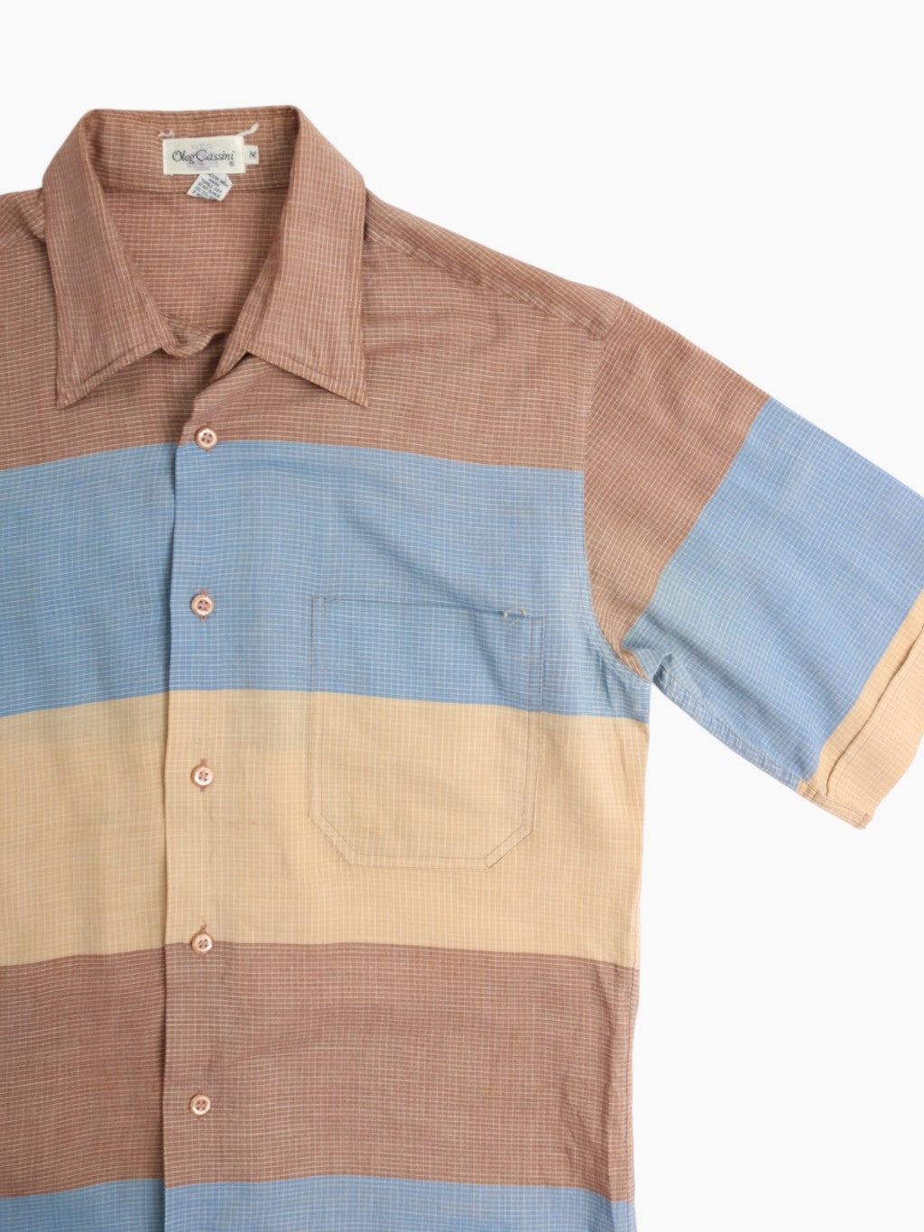 Vintage Short Sleeved 'Oleg Cassini' Shirt