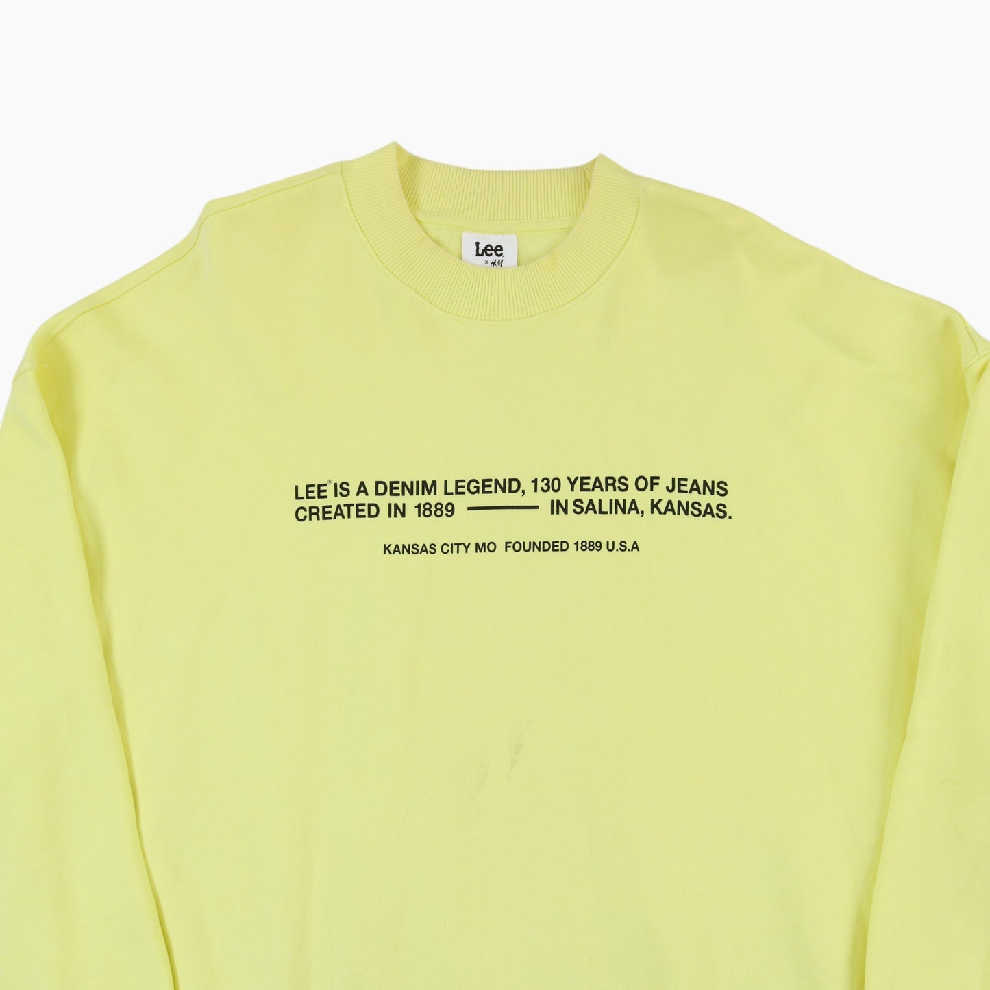 Lee '100 Years Of Jeans' Sweatshirt - Yellow