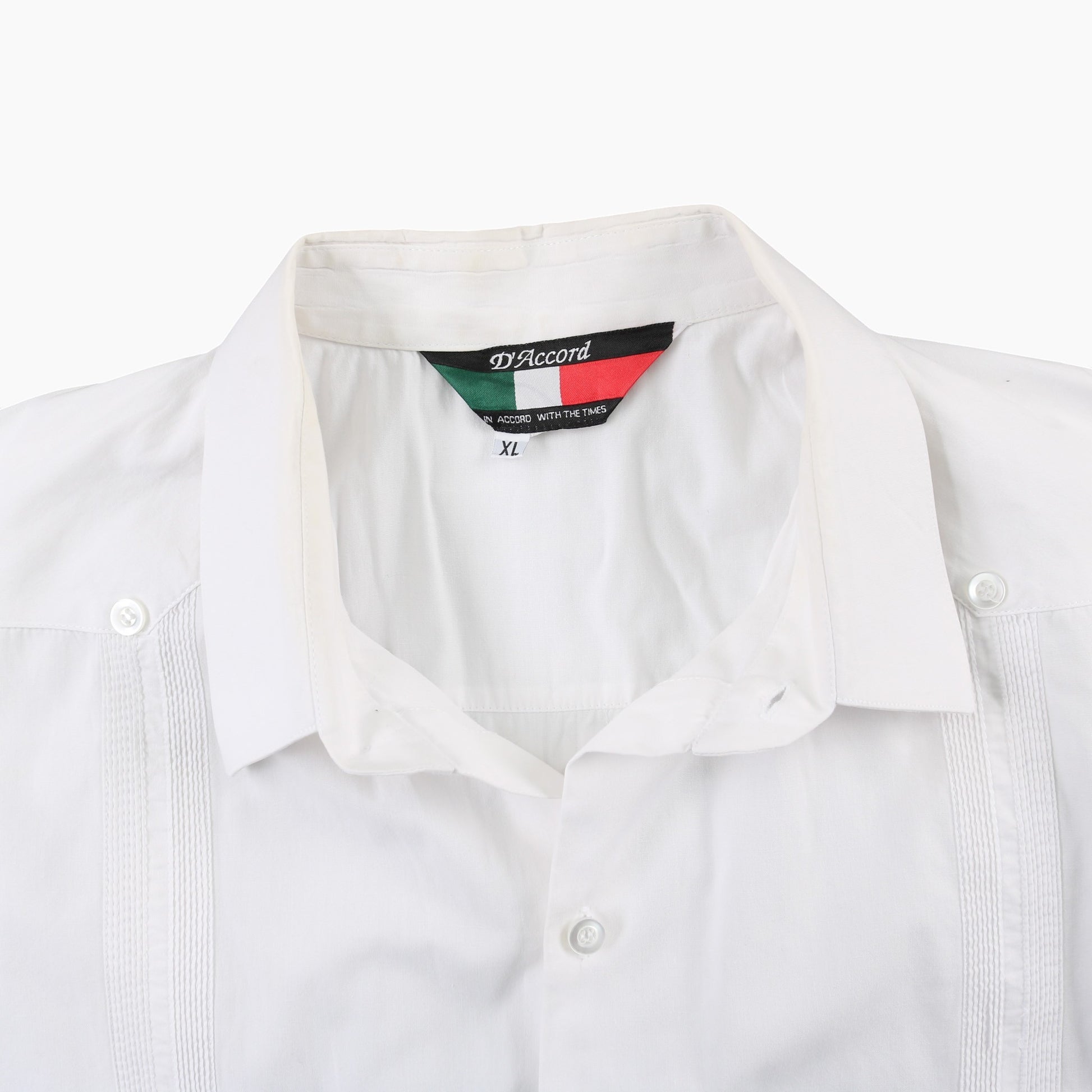 Vintage Cuban Guayabera Shirt