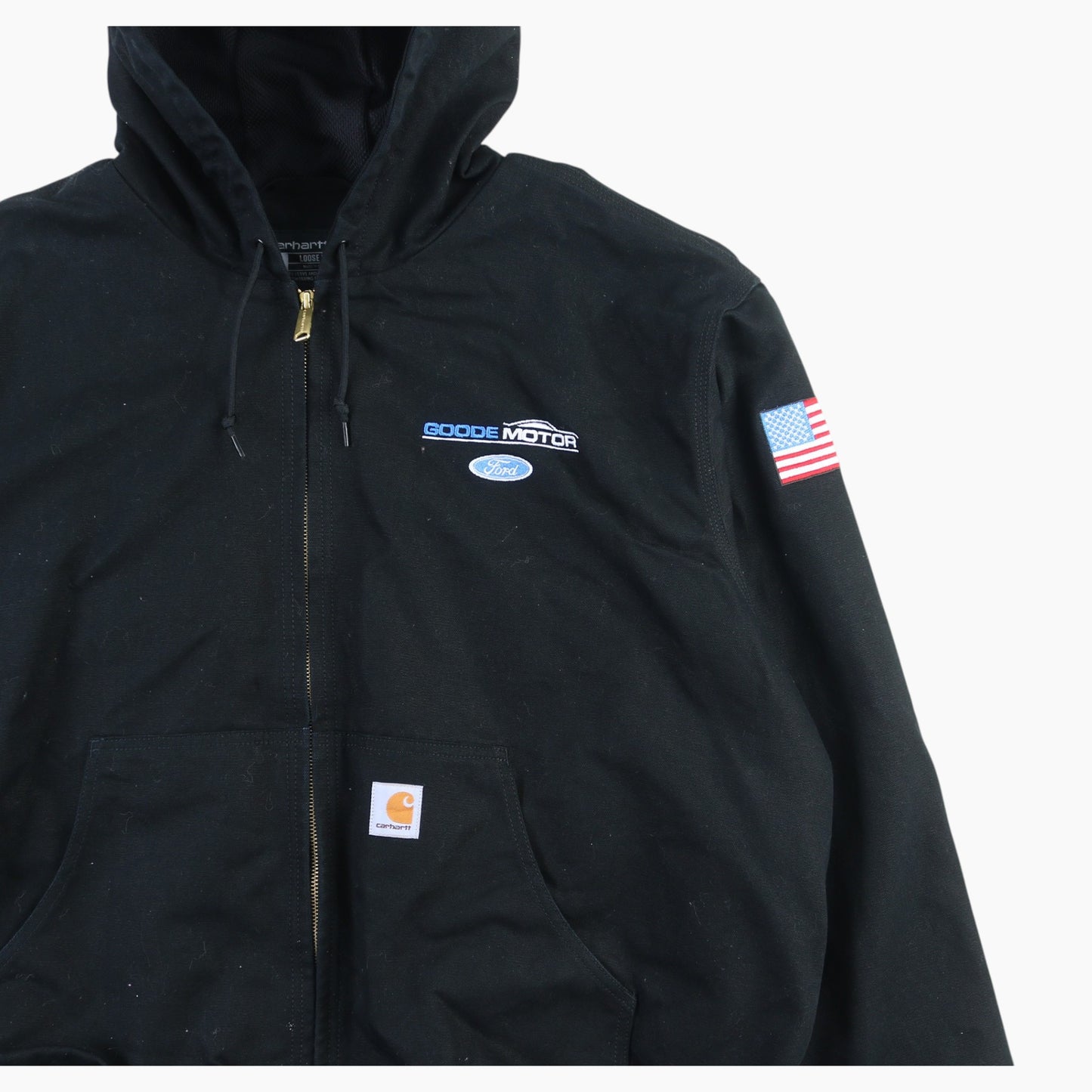 Hooded Active Jacket - Black