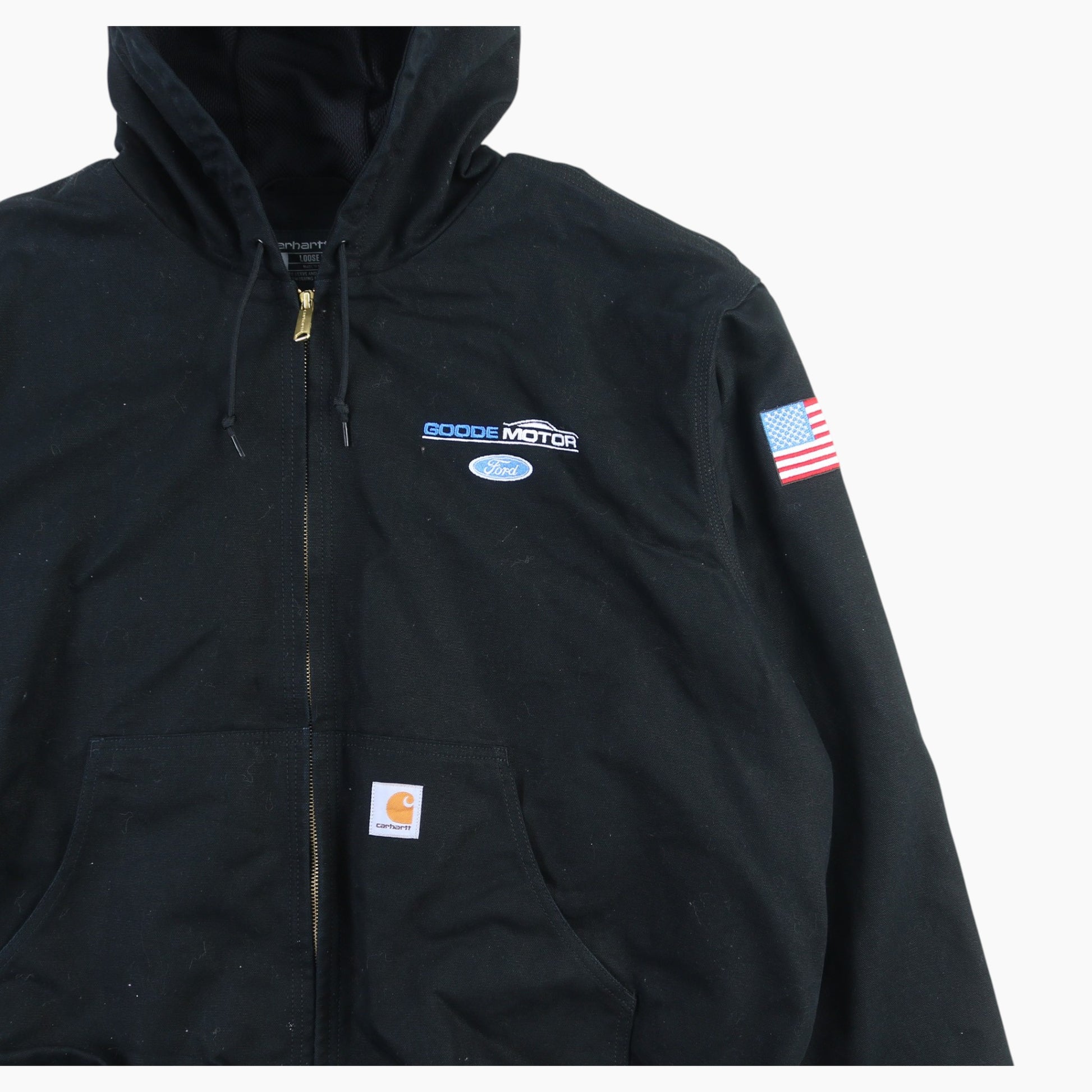 Hooded Active Jacket - Black