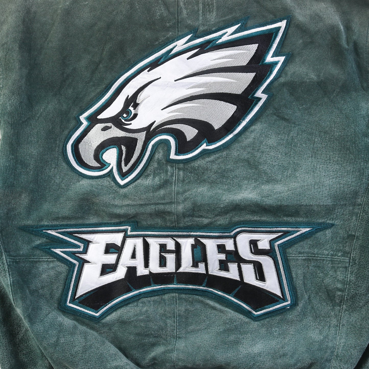 Philadelphia Eagles Suede Varsity Jacket
