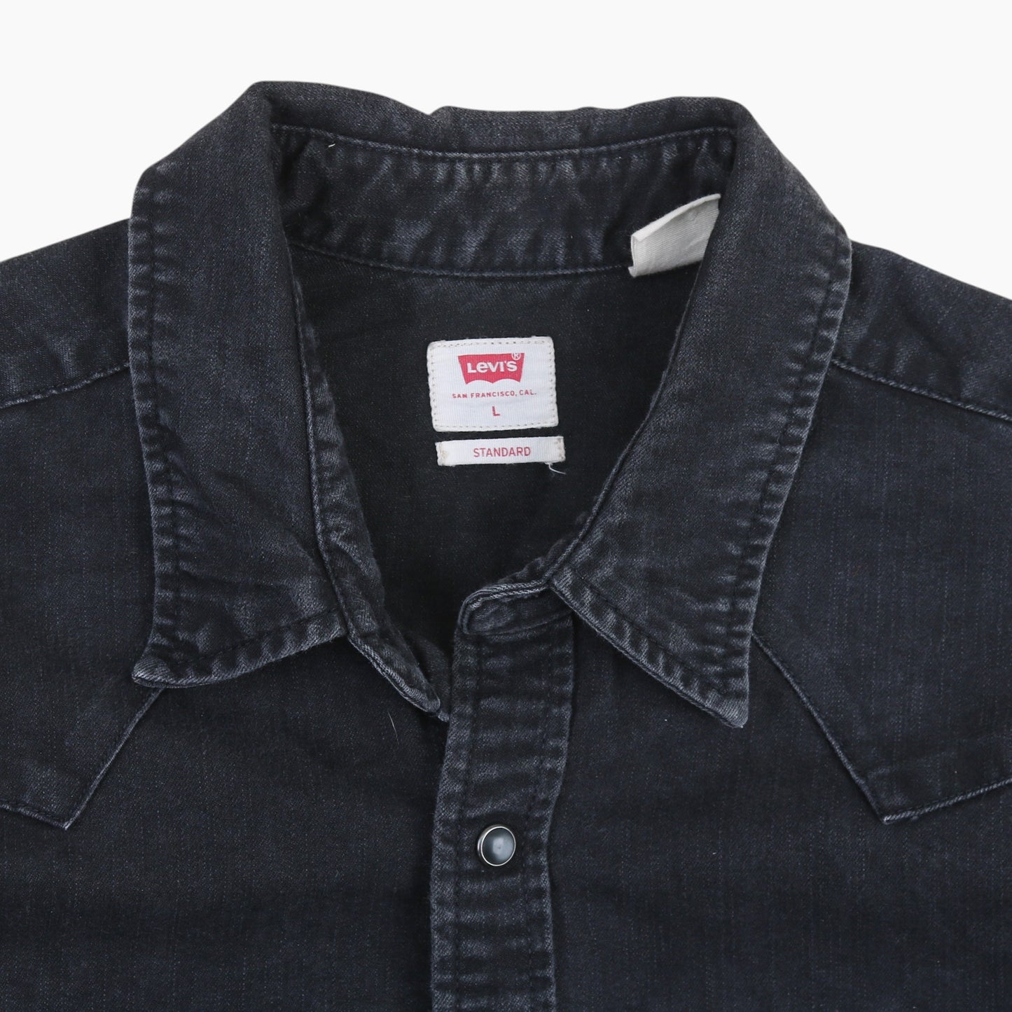 Western Denim Shirt - Black