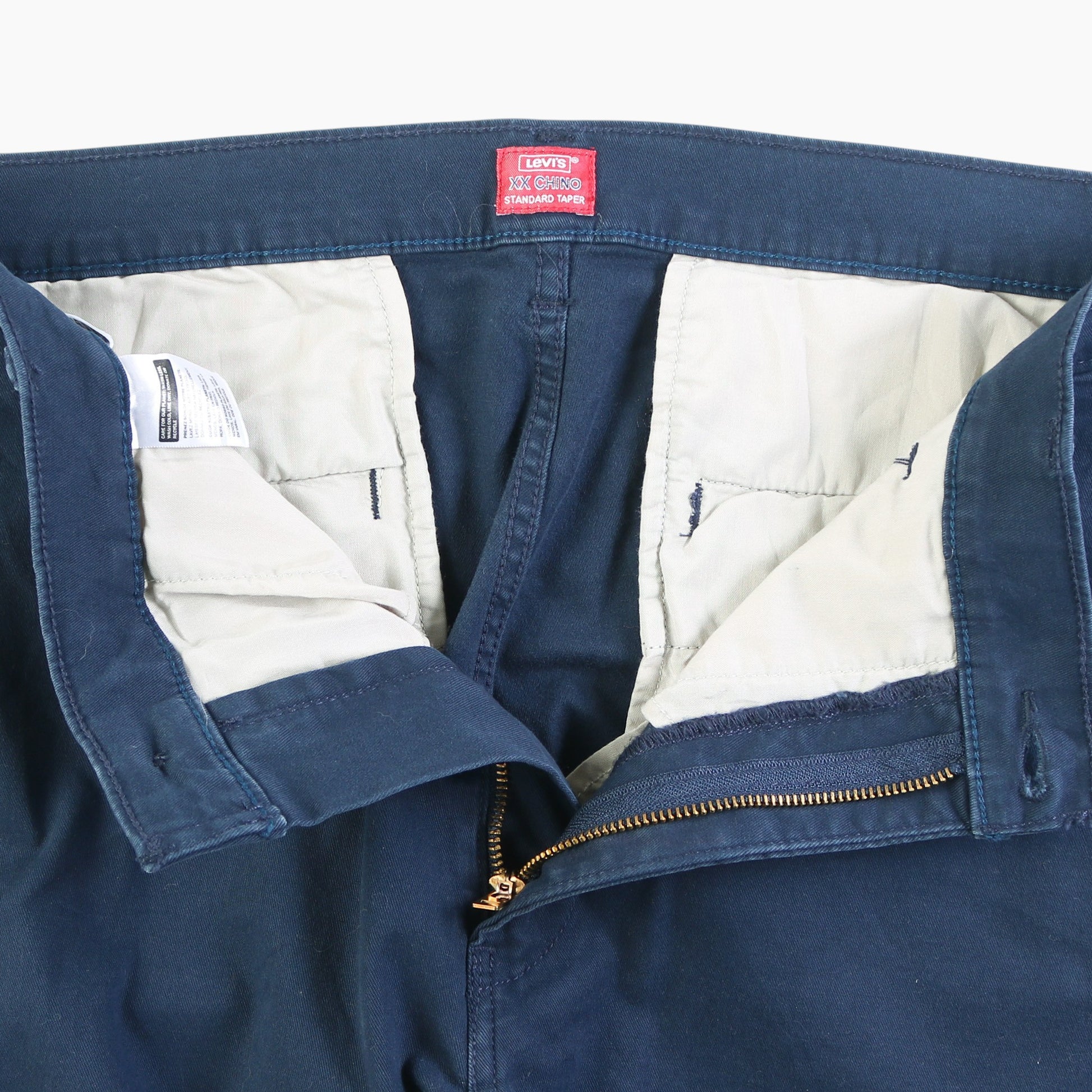 Vintage Standard Taper Chinos - Navy 36/32