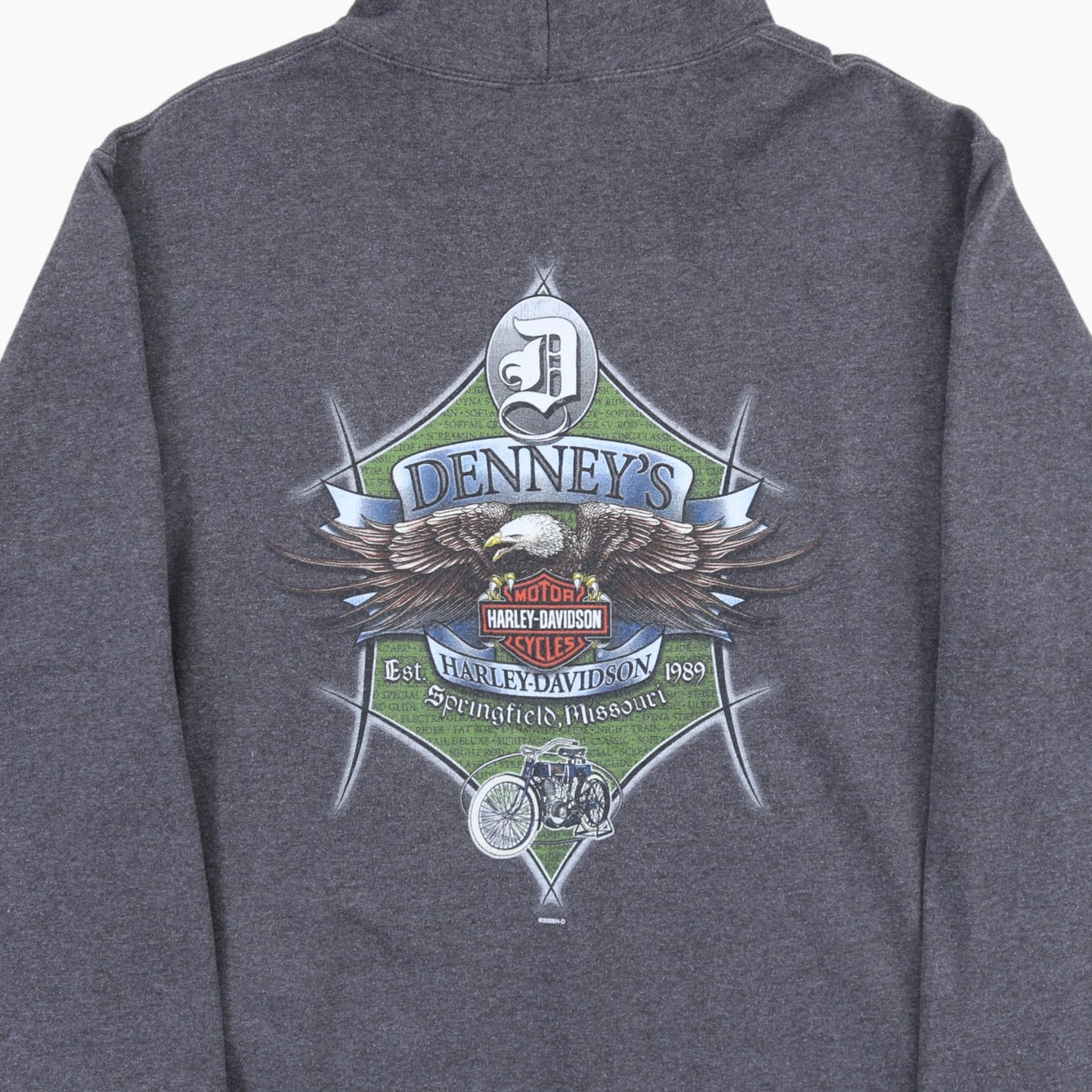 'Born To Be Dead' Hooded Sweatshirt - Grey