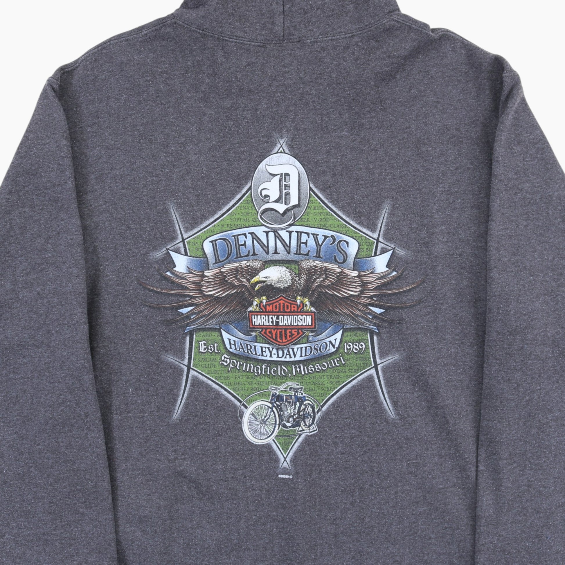 'Born To Be Dead' Hooded Sweatshirt - Grey
