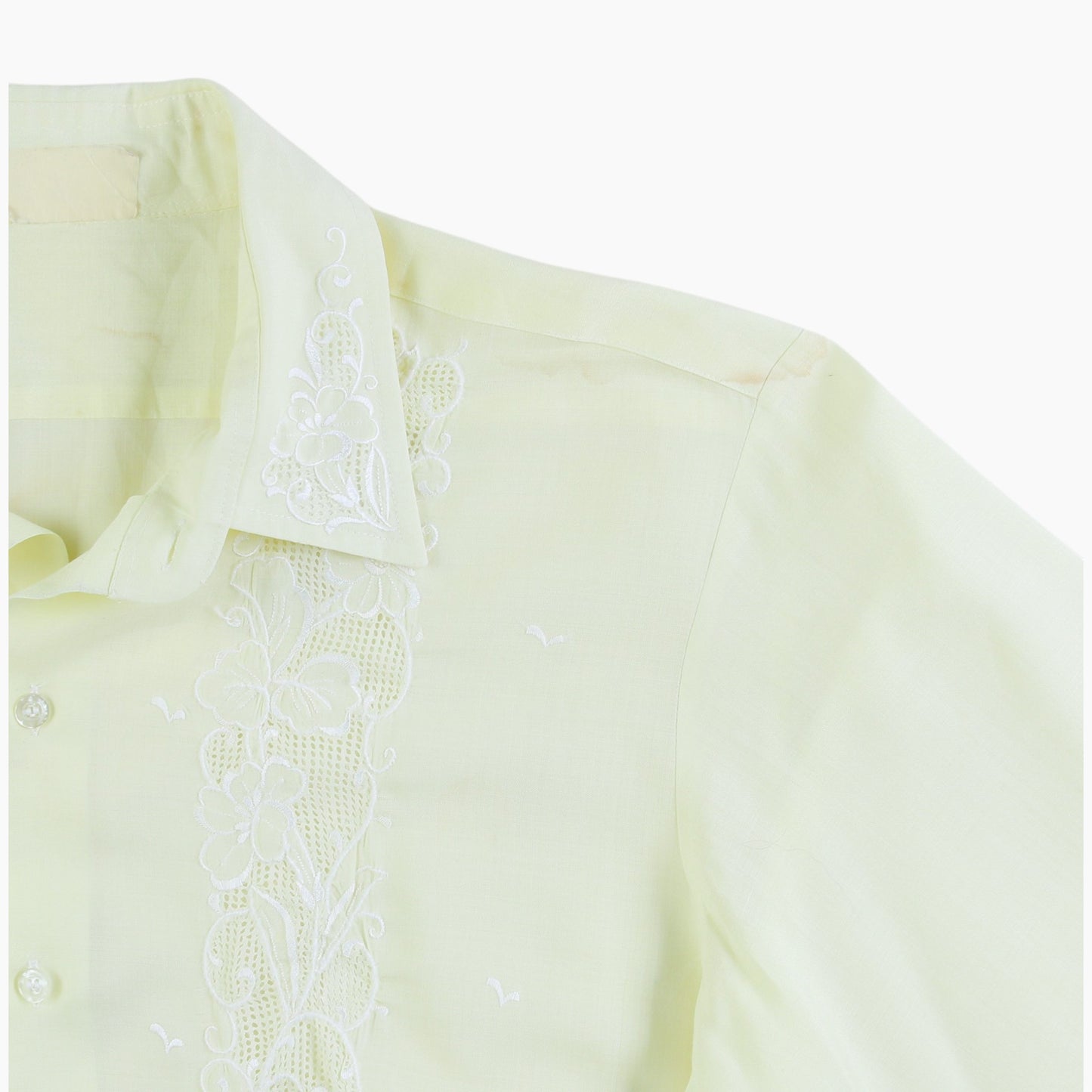 Vintage Cuban Guayabera Shirt