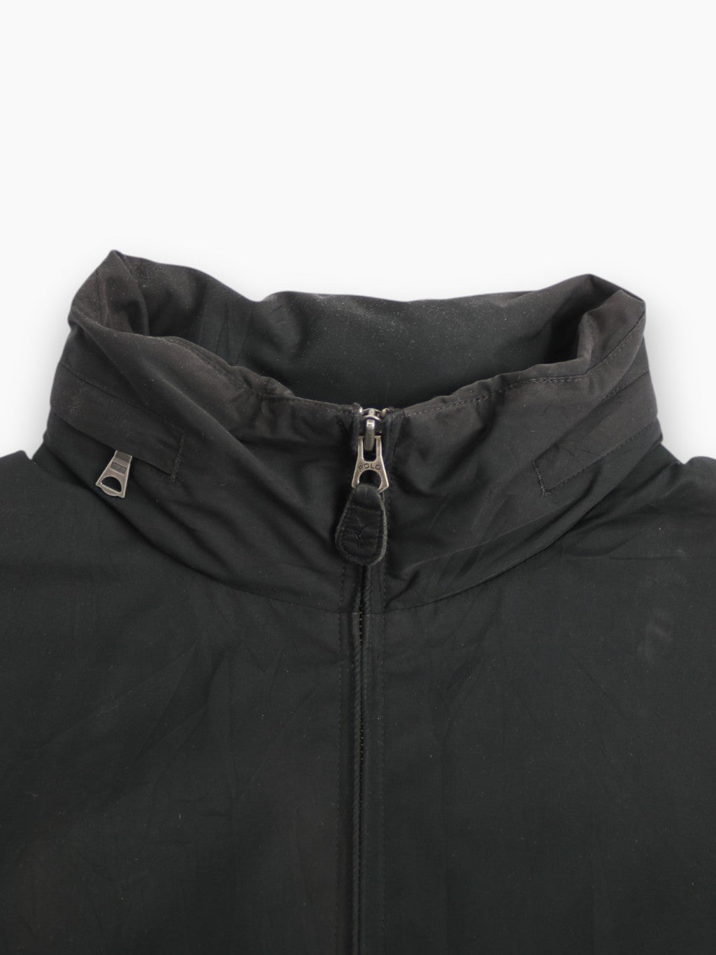 Vintage Hooded Mac Jacket - Black