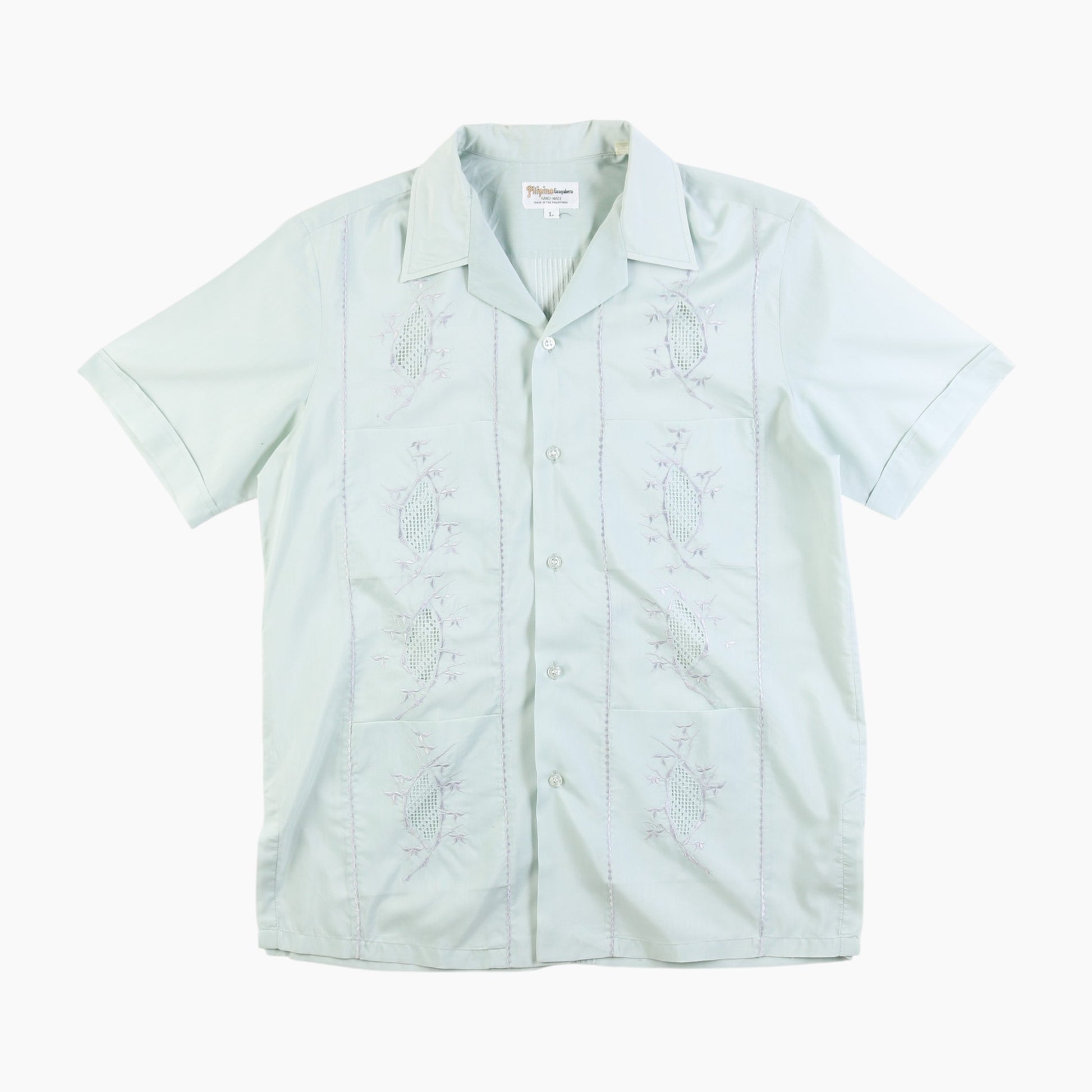 Vintage Cuban Guayabera Shirt