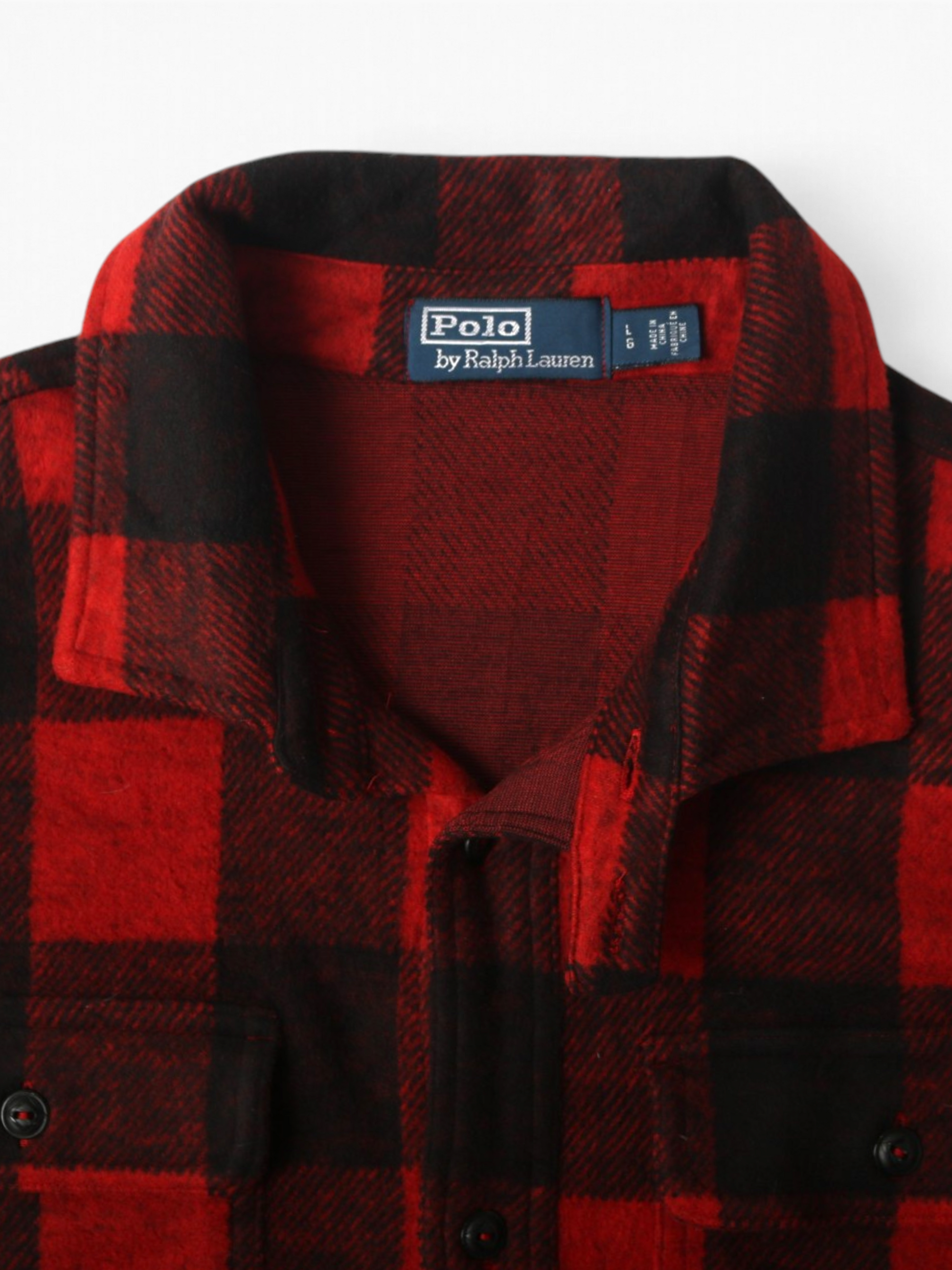 Vintage Flannel Shirt - Red Check