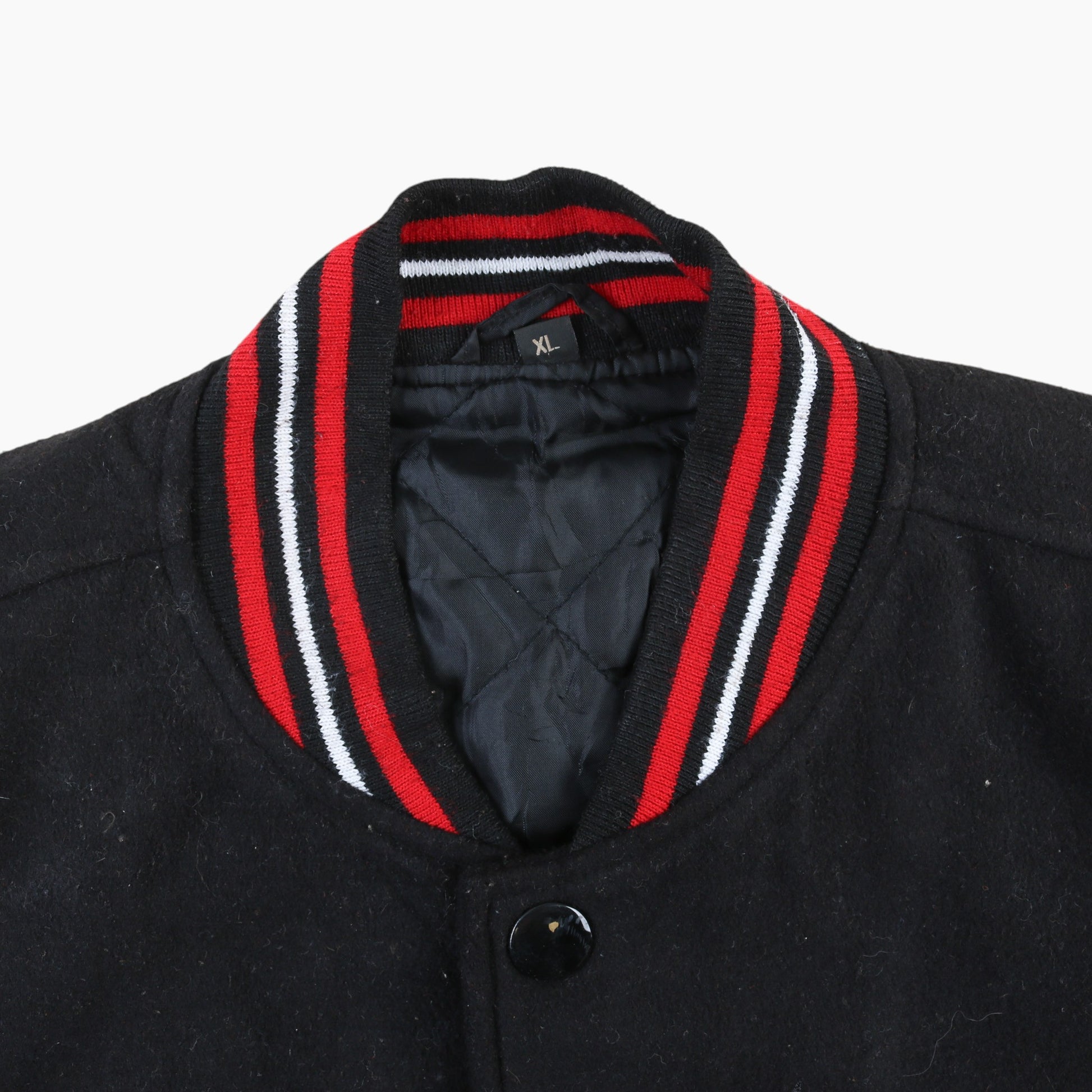 Vintage Varsity 'Chicago Bulls' Bomber Jacket - Black