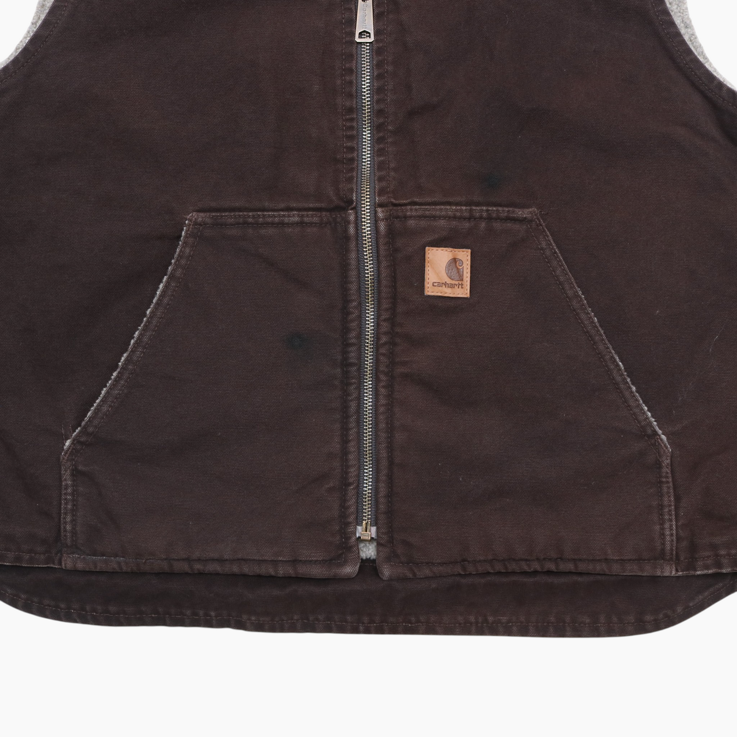 Lined Vest - Brown