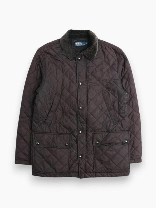 Vintage Quilted Hunting Jacket - Black