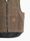 Lined Vest - Brown