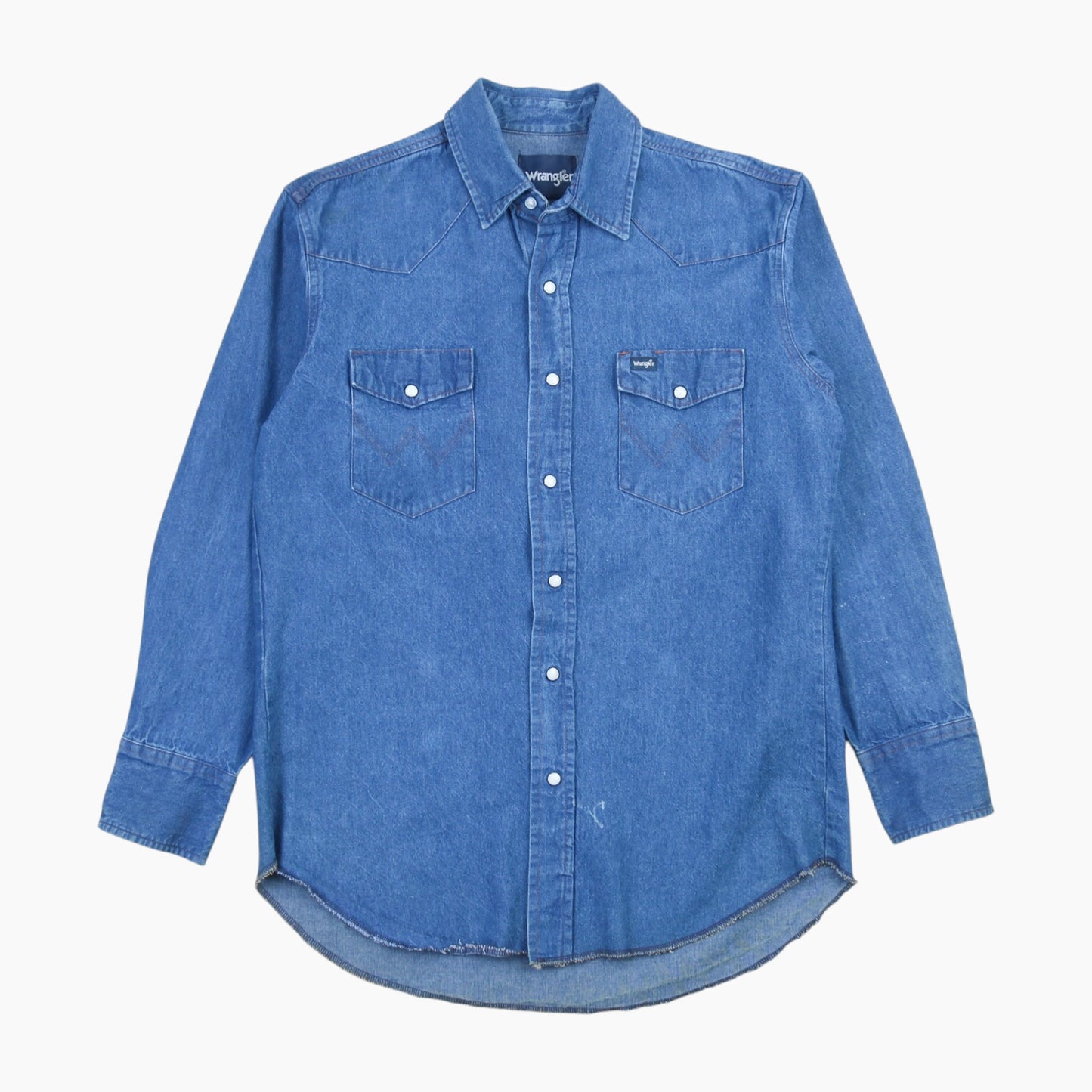 Western Denim Shirt - Blue