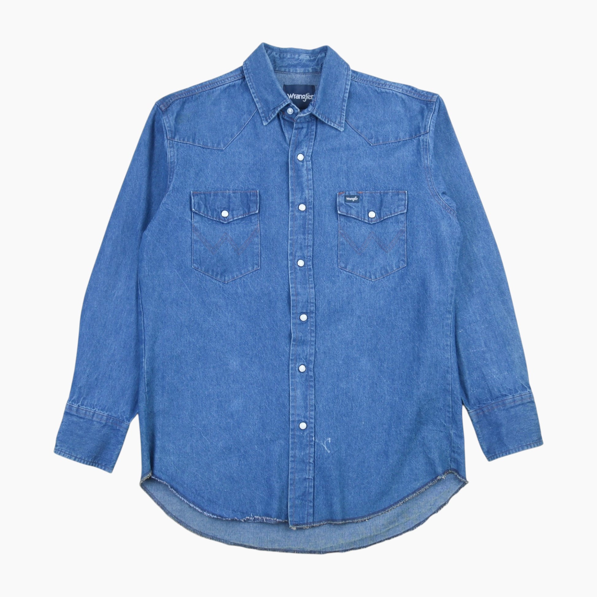Western Denim Shirt - Blue