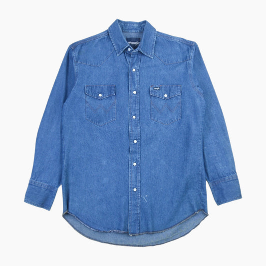 Western Denim Shirt - Blue