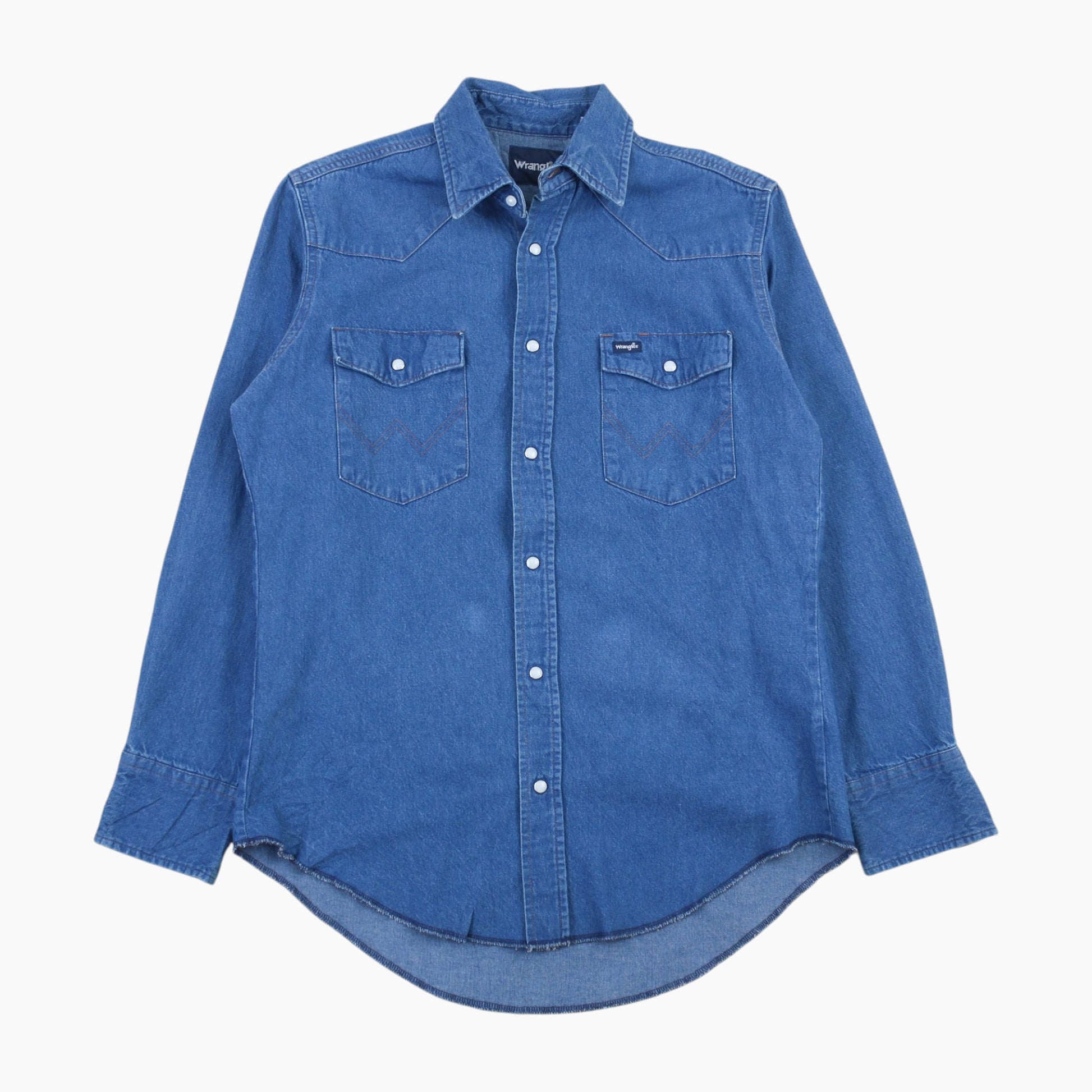 Western Denim Shirt - Blue