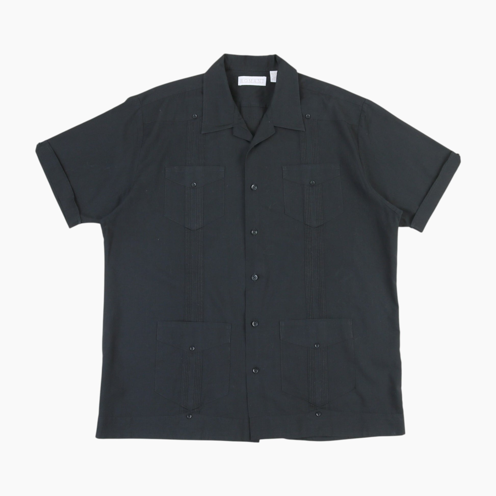 Vintage Cuban Guayabera Shirt