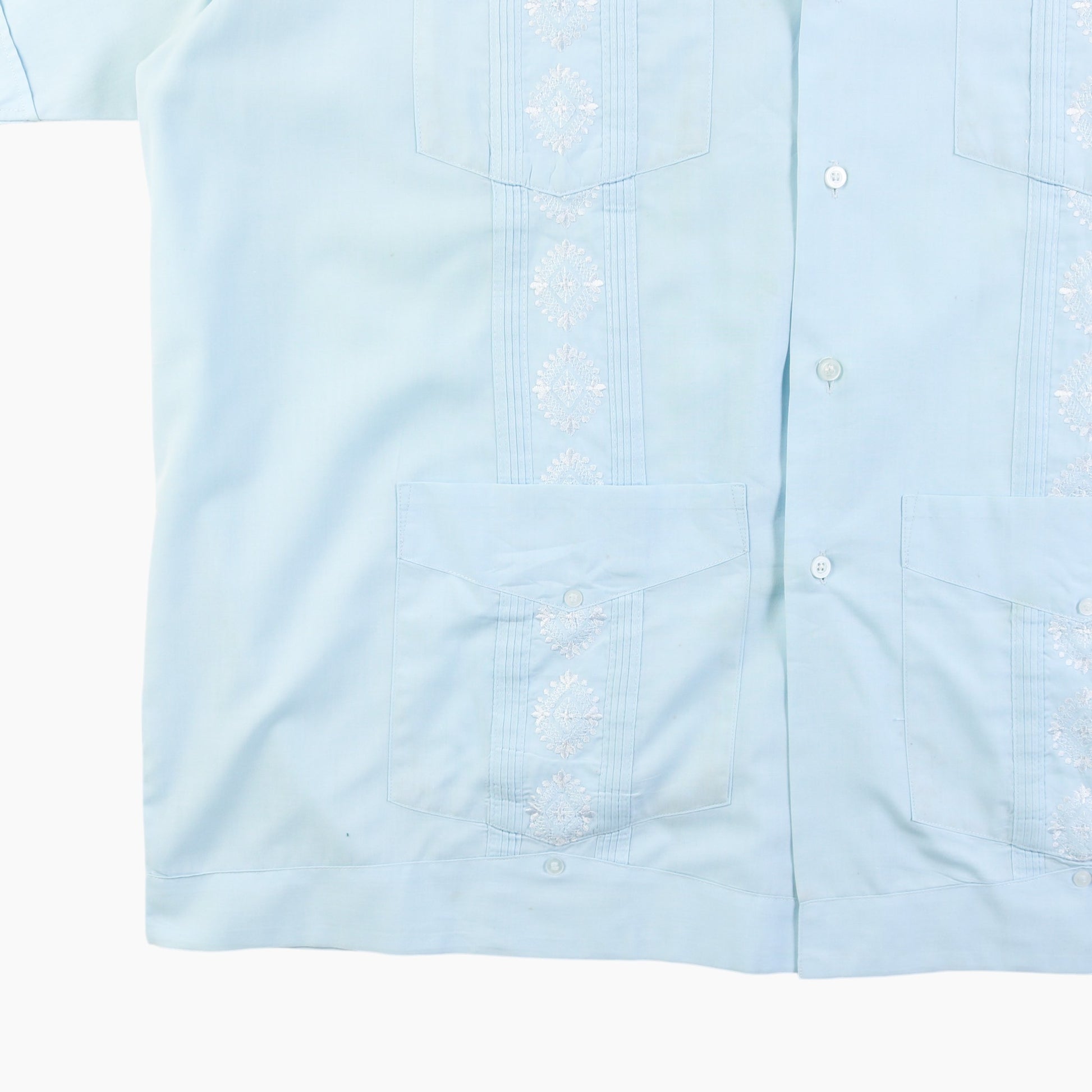 Vintage Cuban Guayabera Shirt