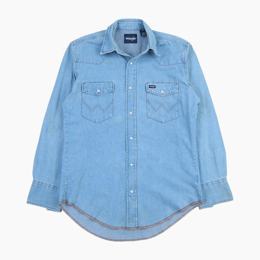 Western Denim Shirt - Blue