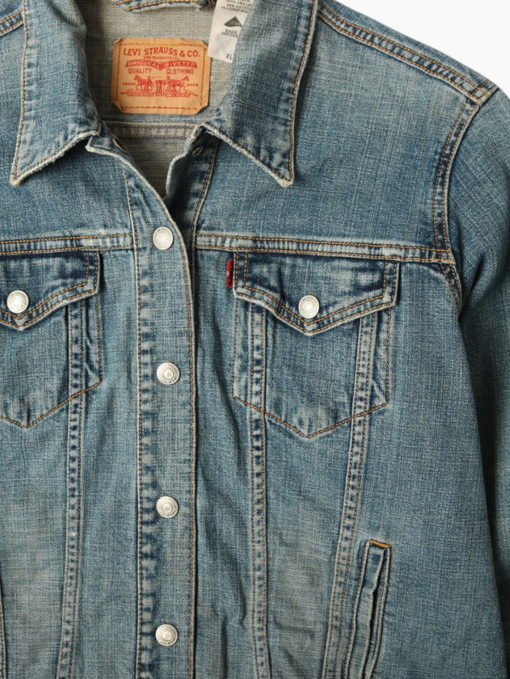 Vintage Denim Trucker Jacket