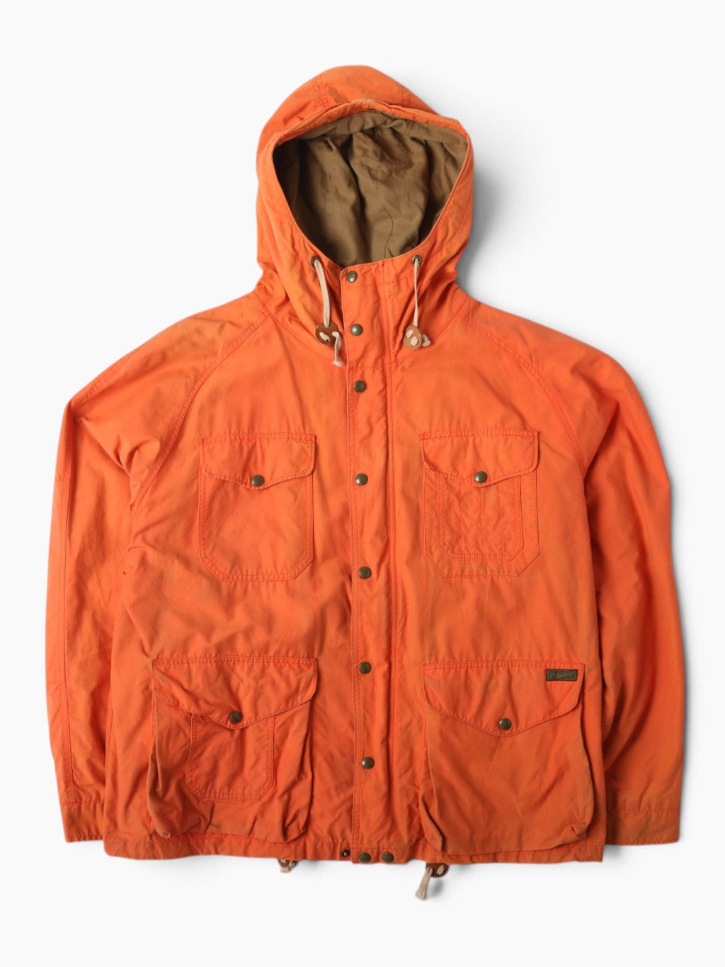 Vintage Oiled Mountain Parka - Orange