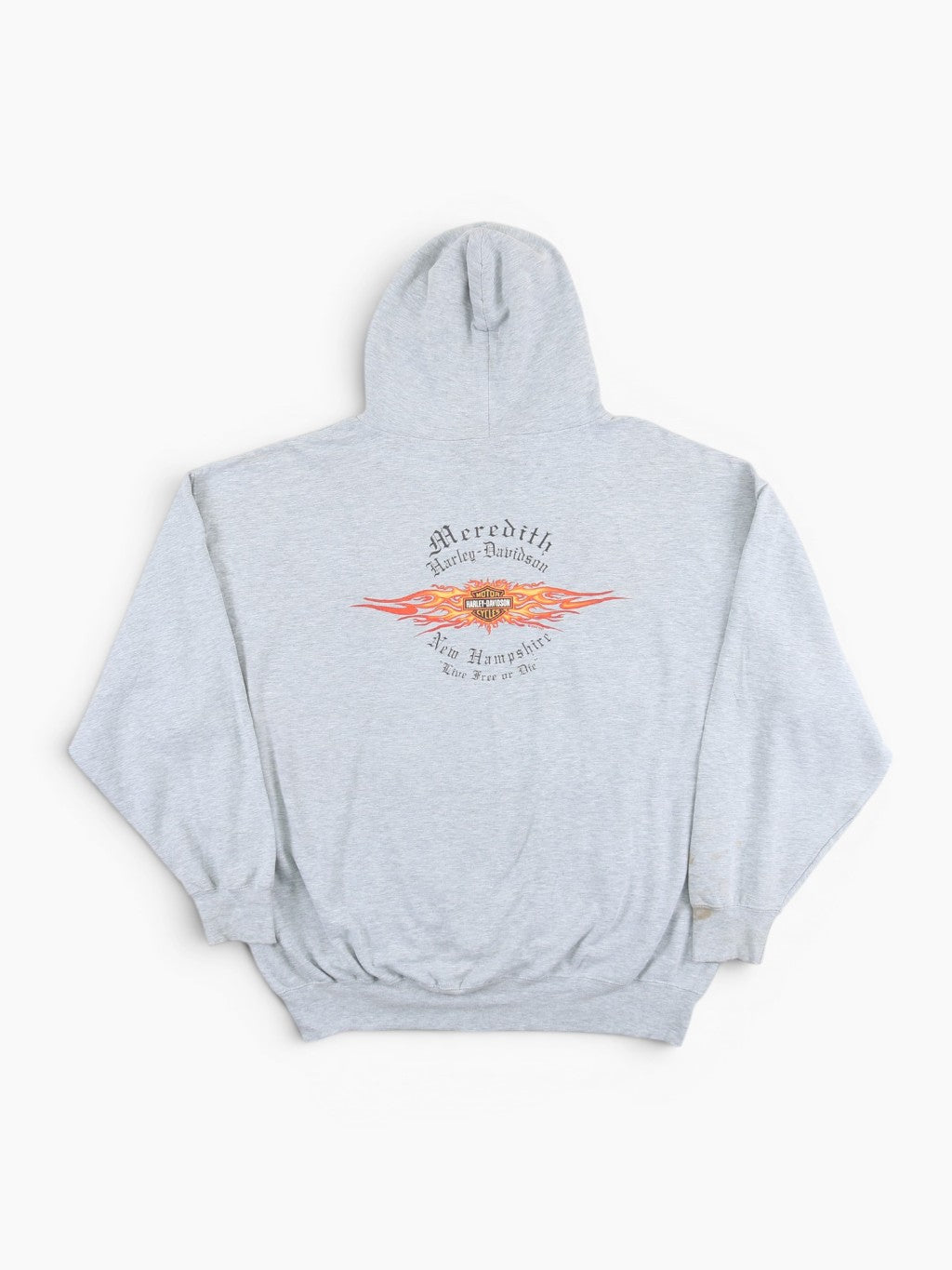 'Skull' Hooded Sweatshirt - Grey