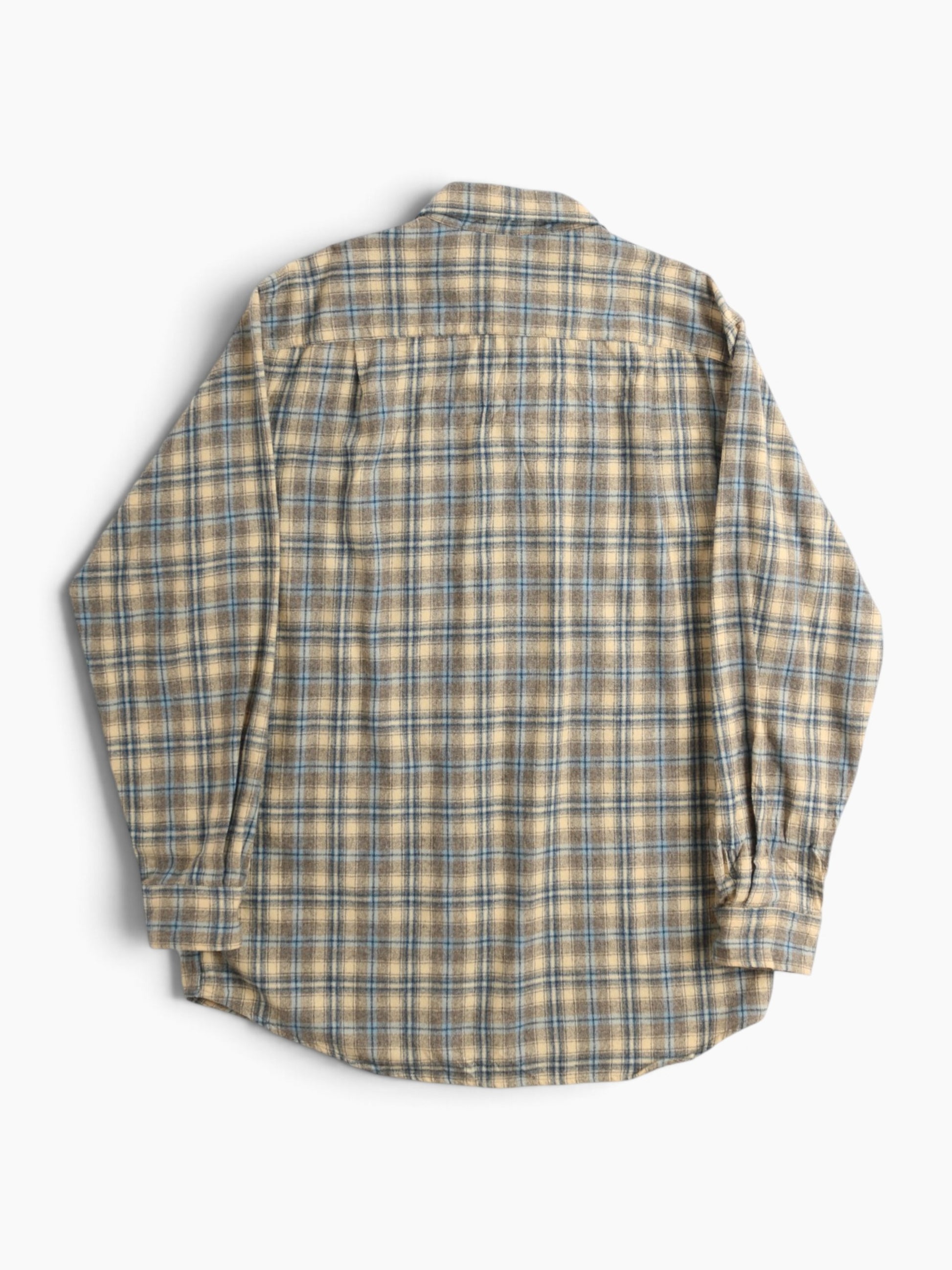 Vintage Flannel Shirt - Beige