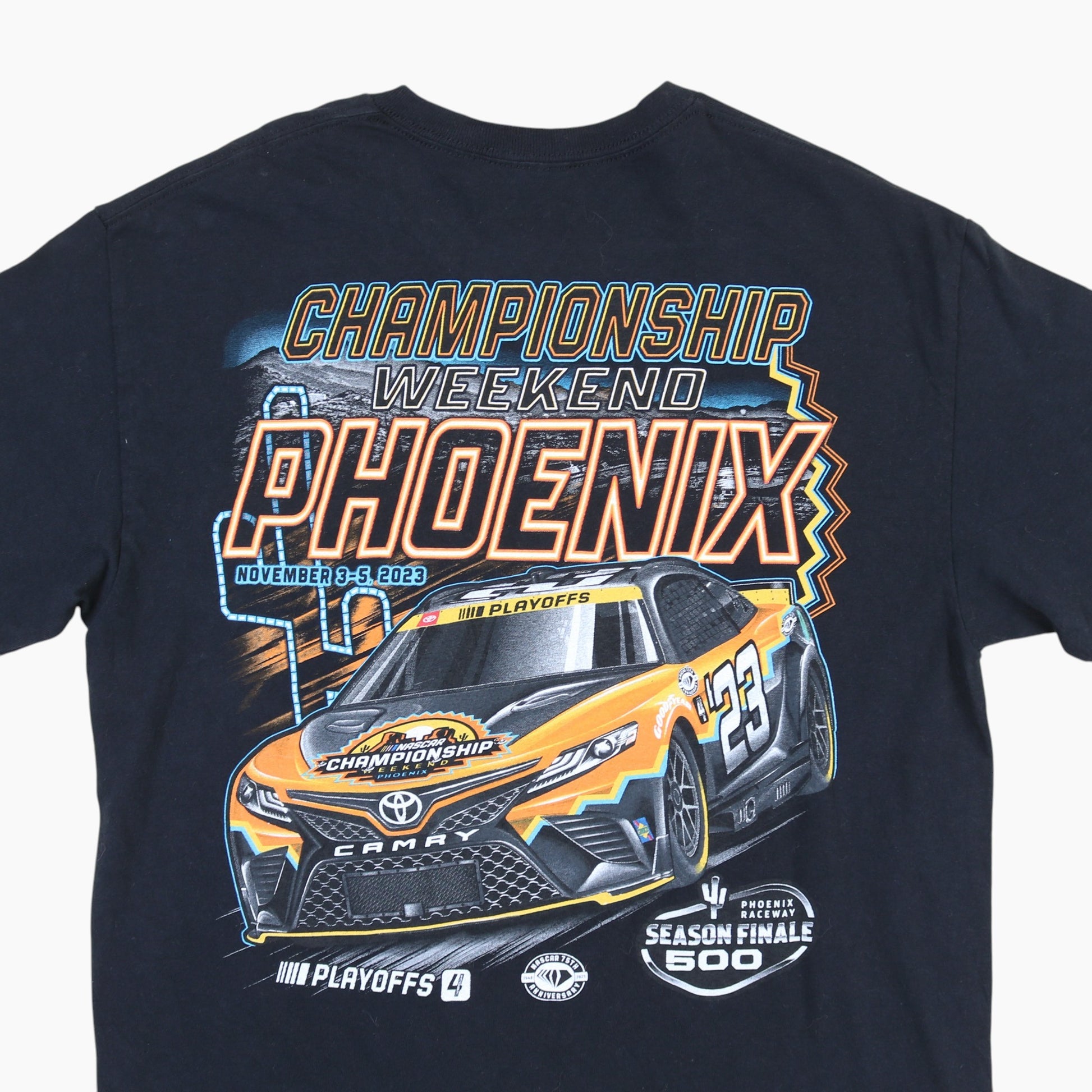 Vintage 'Championship Weekend Phoenix' T-shirt - Black