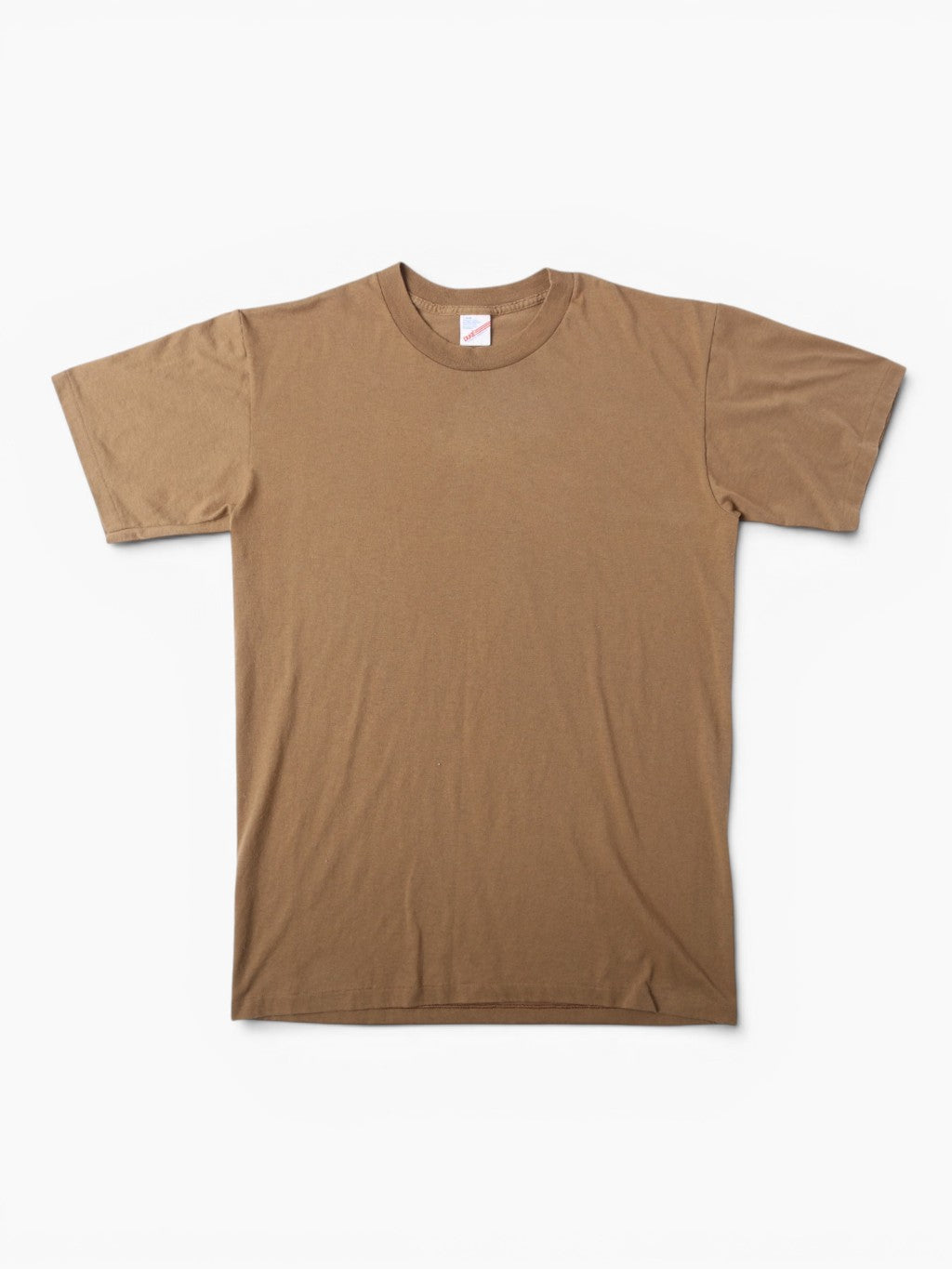 Khaki Single Stitch T-Shirt