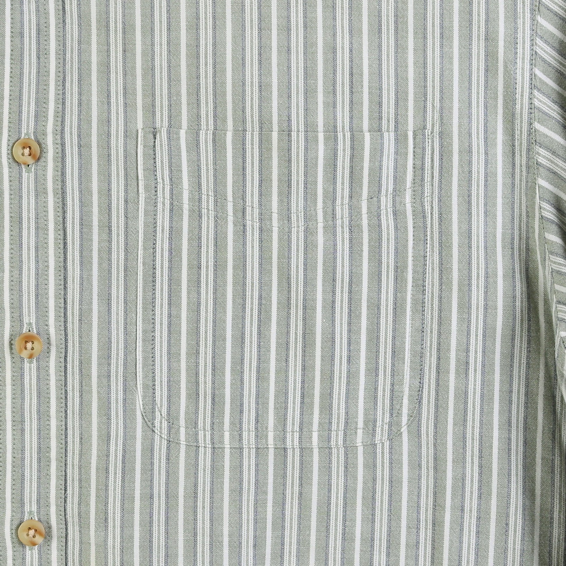 Vintage Shirt - Green Stripe