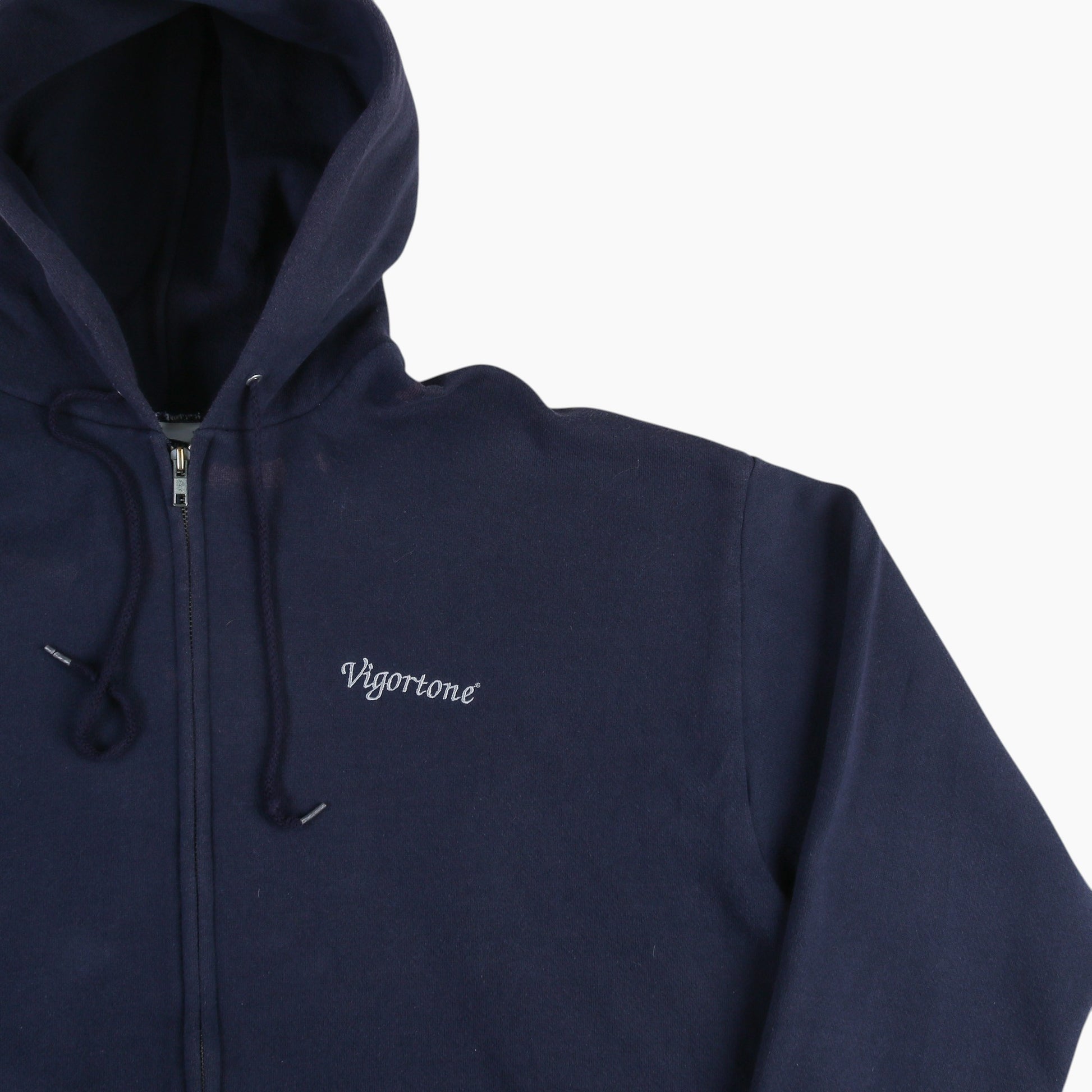 'Vigortone' Hooded Sweatshirt - Navy