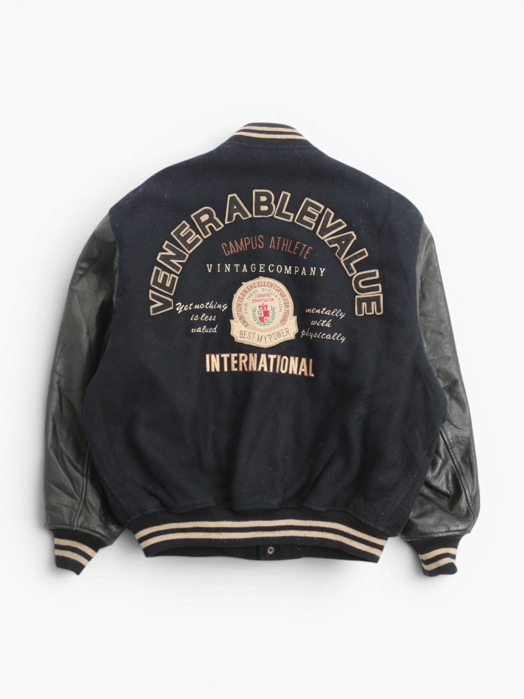 Vintage Varsity 'Campus Athlete' Bomber Jacket
