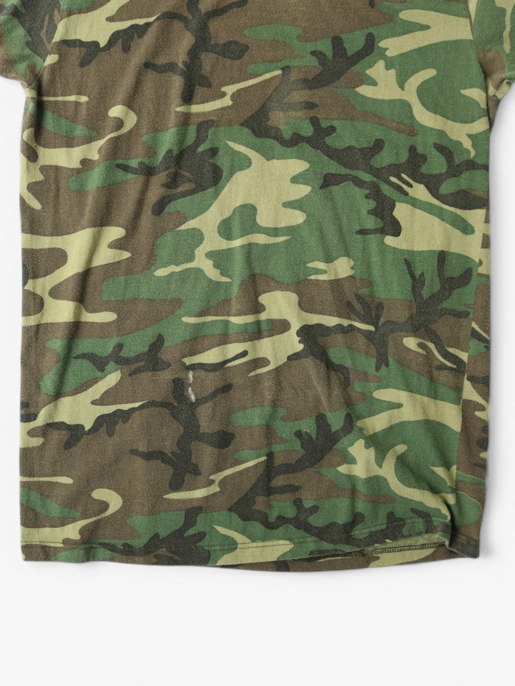 Single Stitch Woodland Camouflage T-Shirt