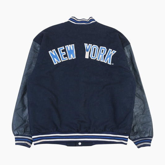 Vintage Varsity 'Yankees' Bomber Jacket - Navy