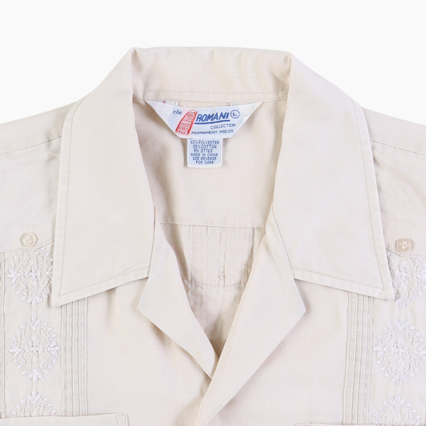 Vintage Cuban Guayabera Shirt