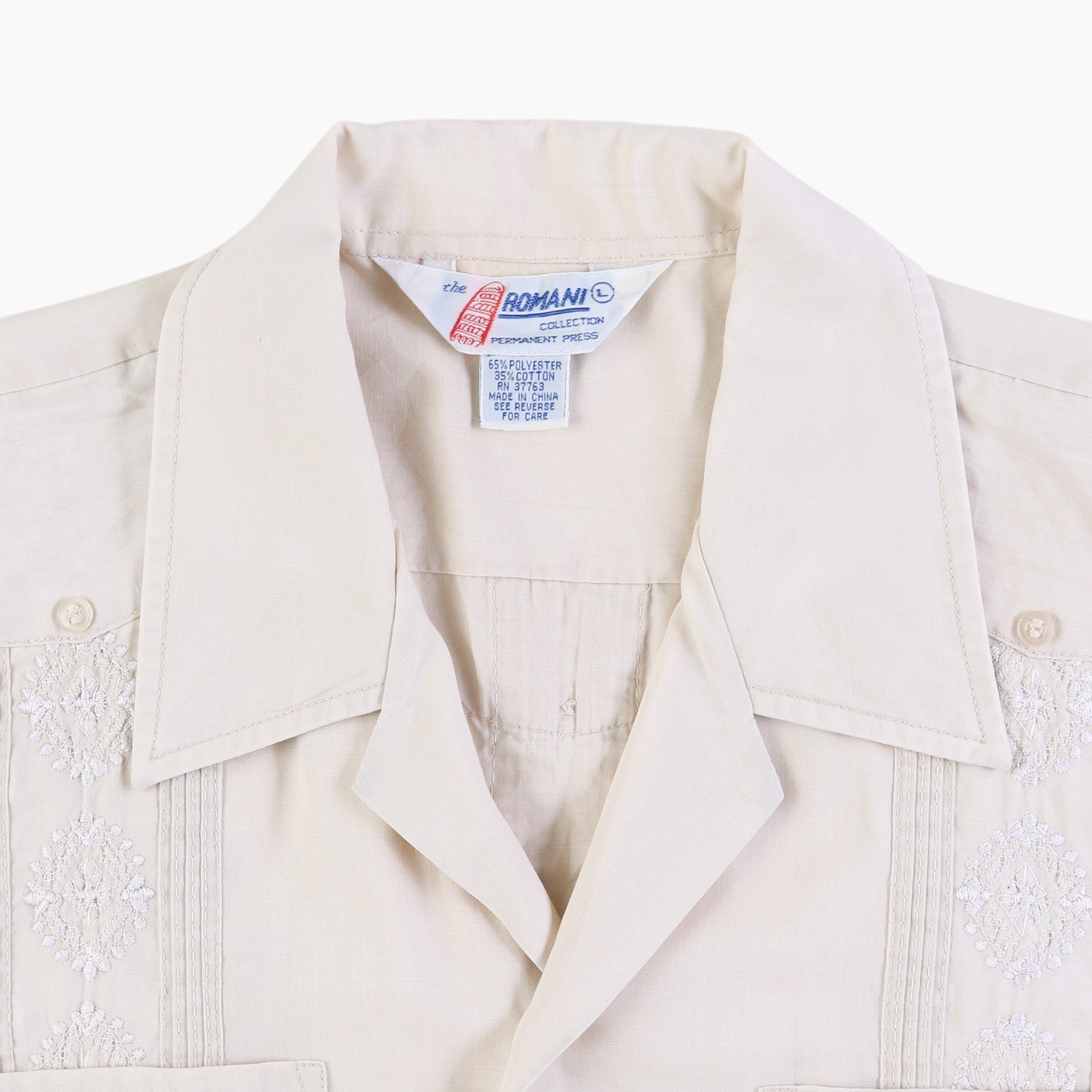Vintage Cuban Guayabera Shirt